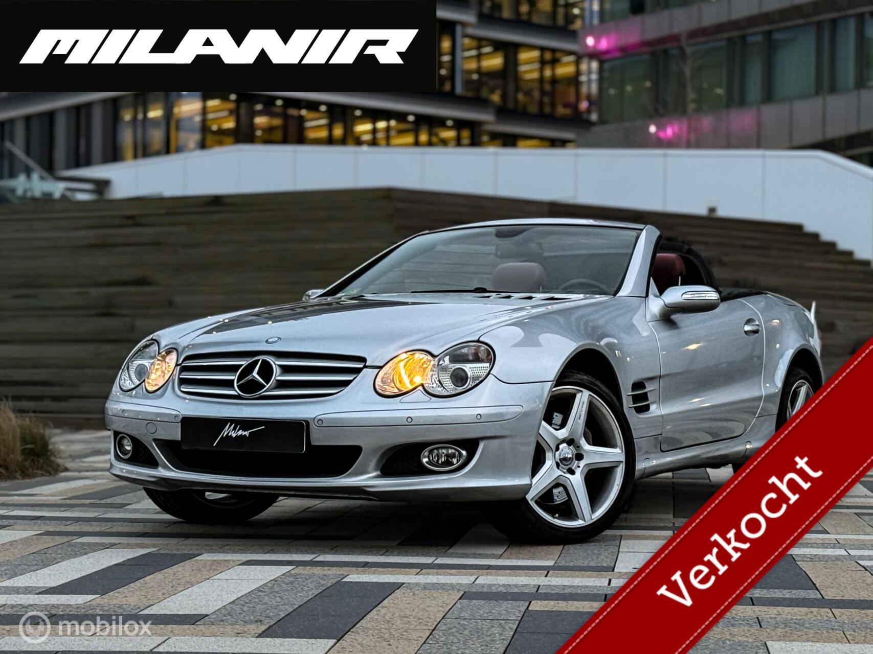Mercedes-Benz SL 500 500 cabrio |UNIEKE STAAT|Stoelkoeling 2007 - voorkant