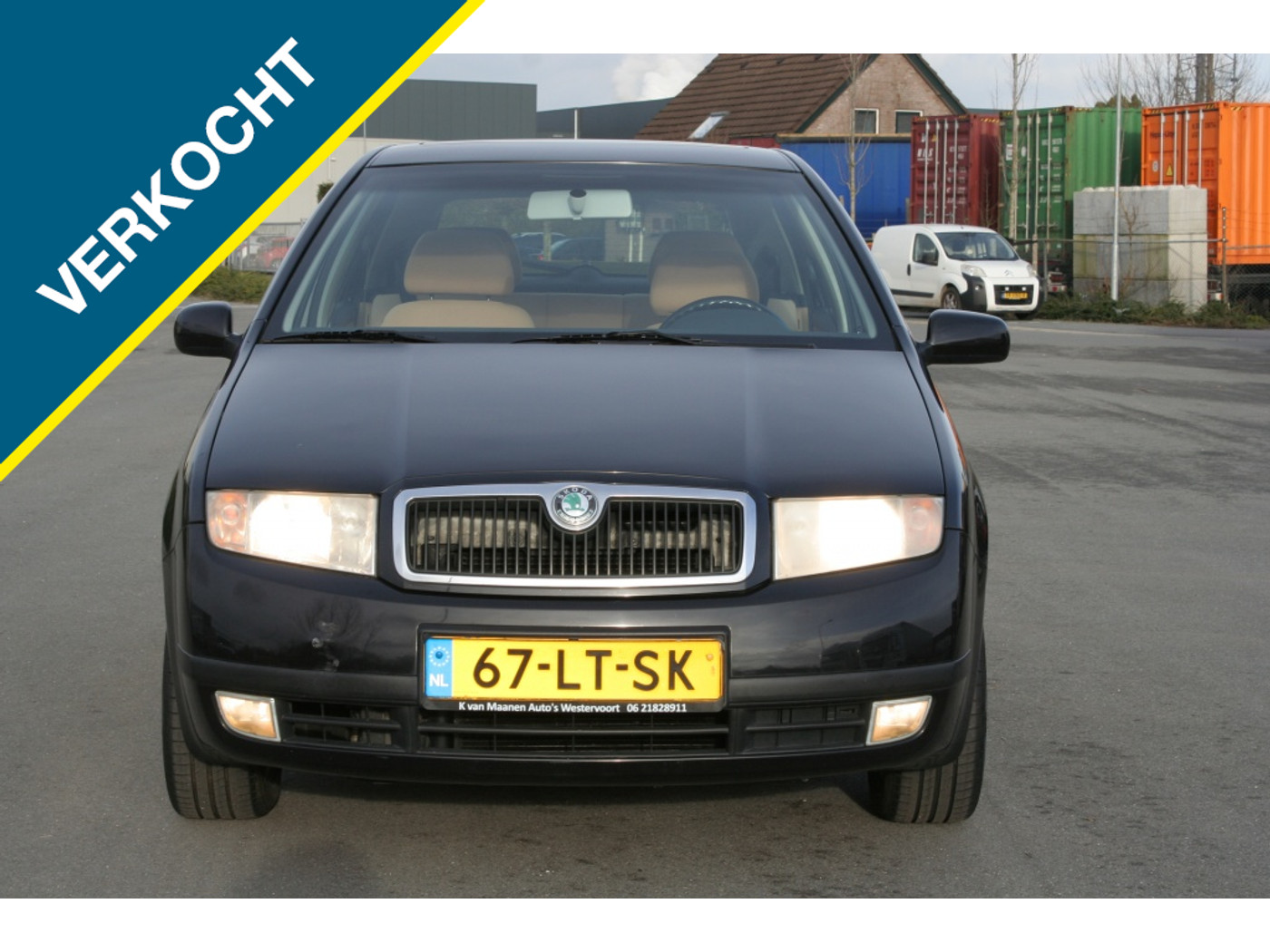 Skoda Fabia 1.4-16V Elegance 2003 - voorkant