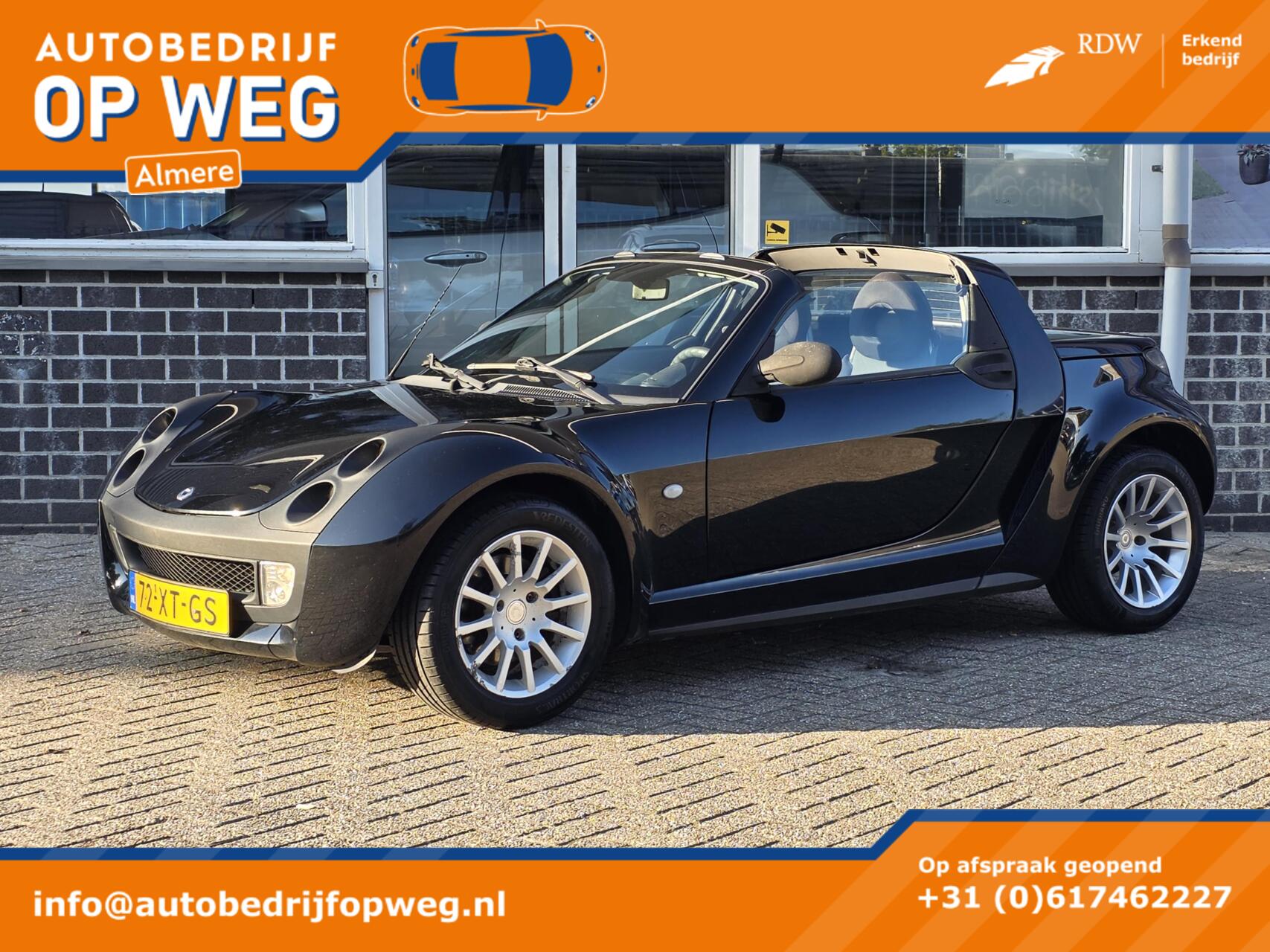 Smart Smart Roadster 0.7 45 | Cabrio | Automaat | NAP | Nieuwe APK 2007 - voorkant