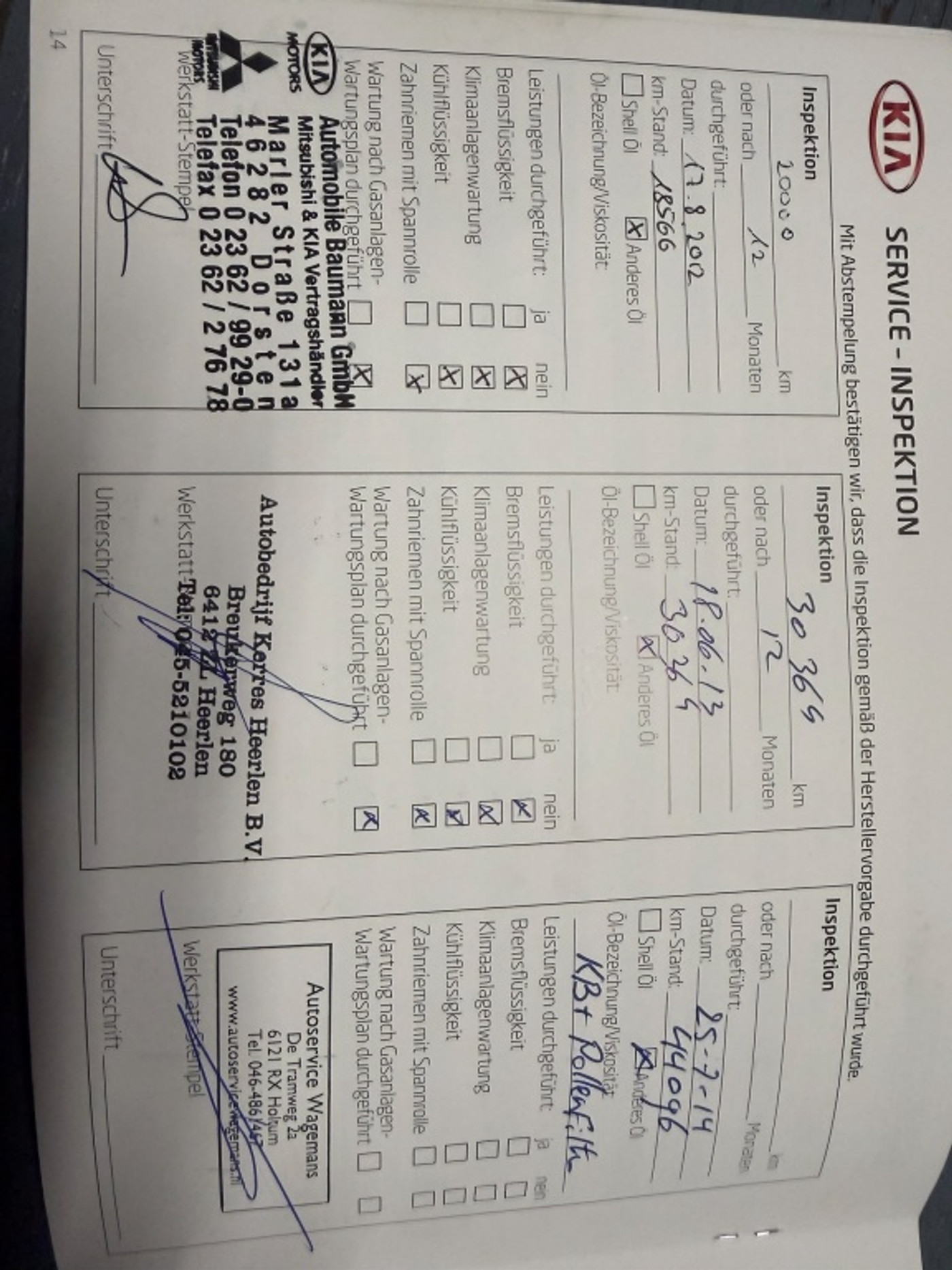 Foto van Kia Venga