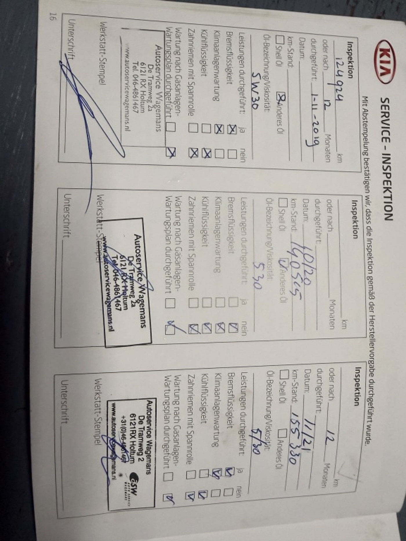 Foto van Kia Venga
