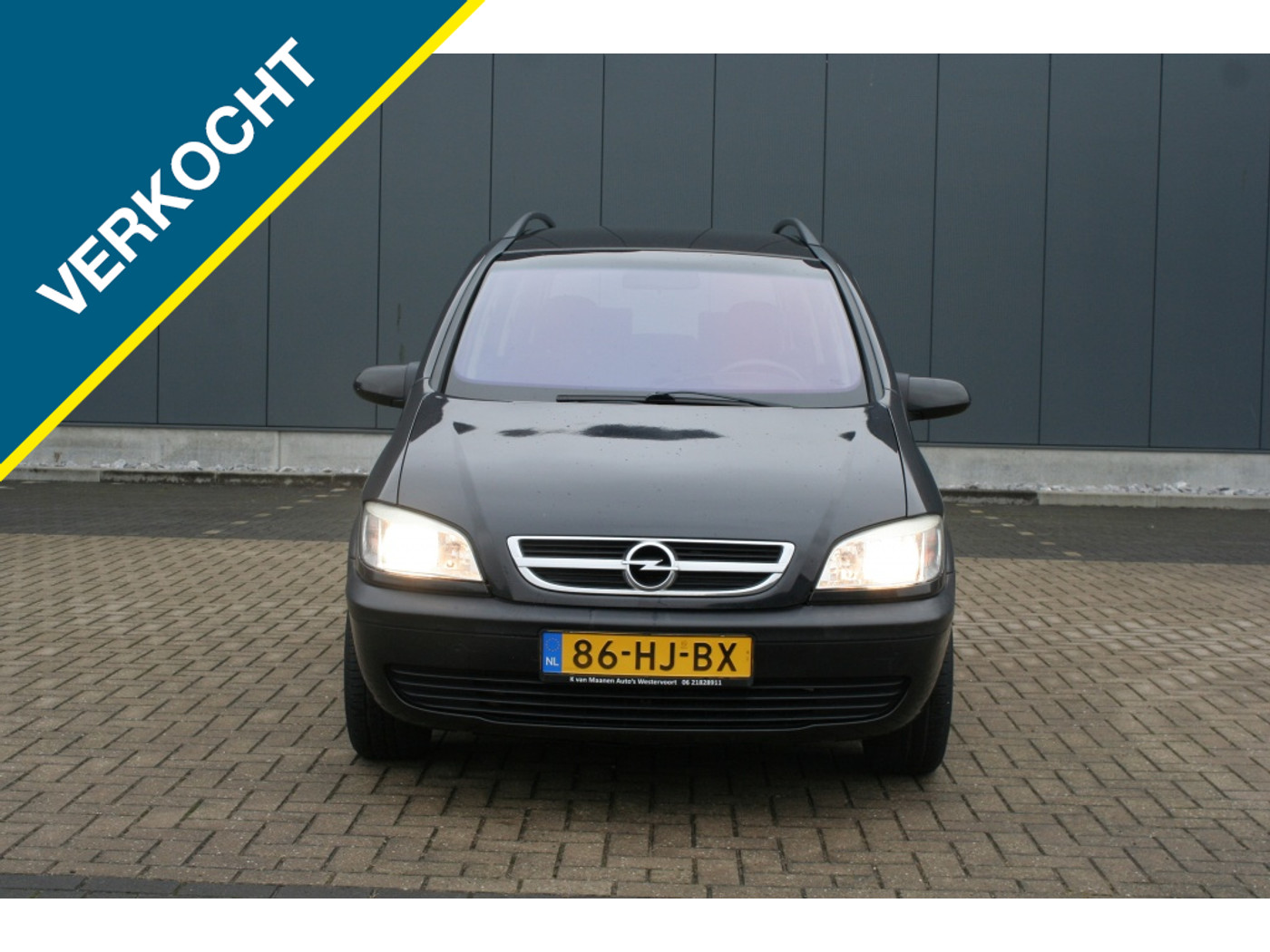 Opel Zafira-a 1.6-16V Comfort 2001 - voorkant