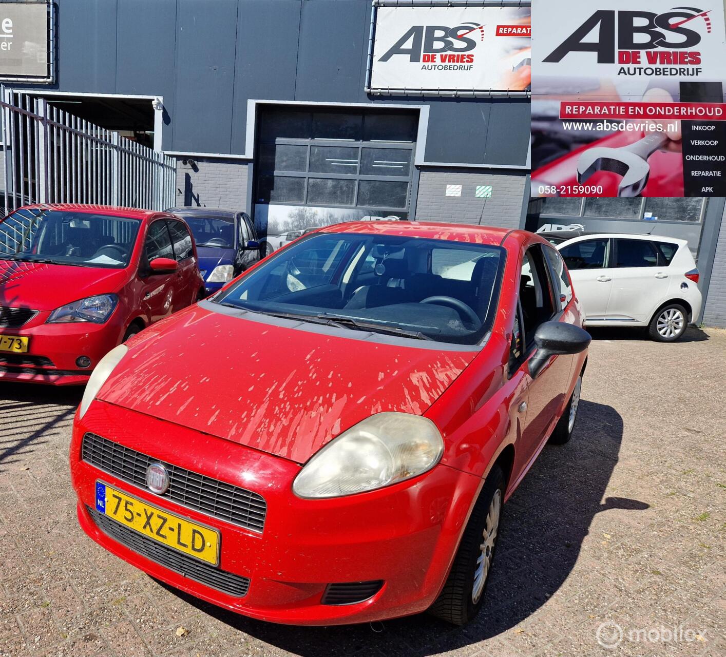 Fiat Fiat Punto 1.2 Classic Edizione Cool INRUILER ZOMEE 2007 - voorkant