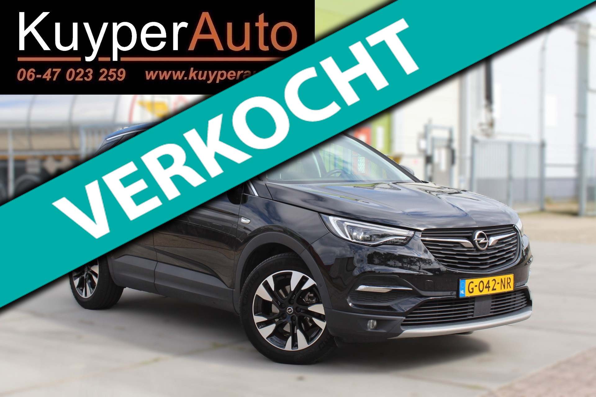 Opel Grandland X 1.6 Turbo Business Executive automaat  leder camera trekhaak full options 2019 - voorkant