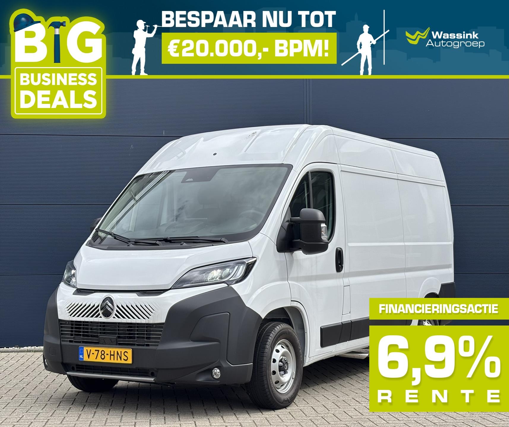 Citroen Jumper GB 3.5t 2.2 BlueHDi 140pk L2H2 | 2024 - voorkant