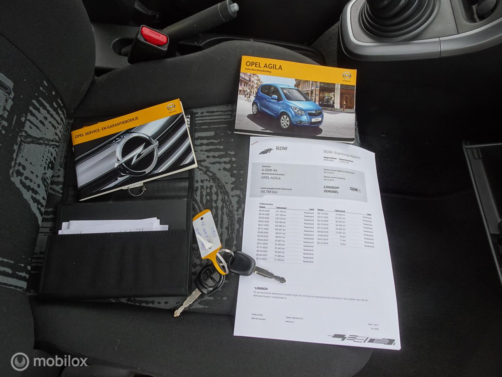 Foto van Opel Agila