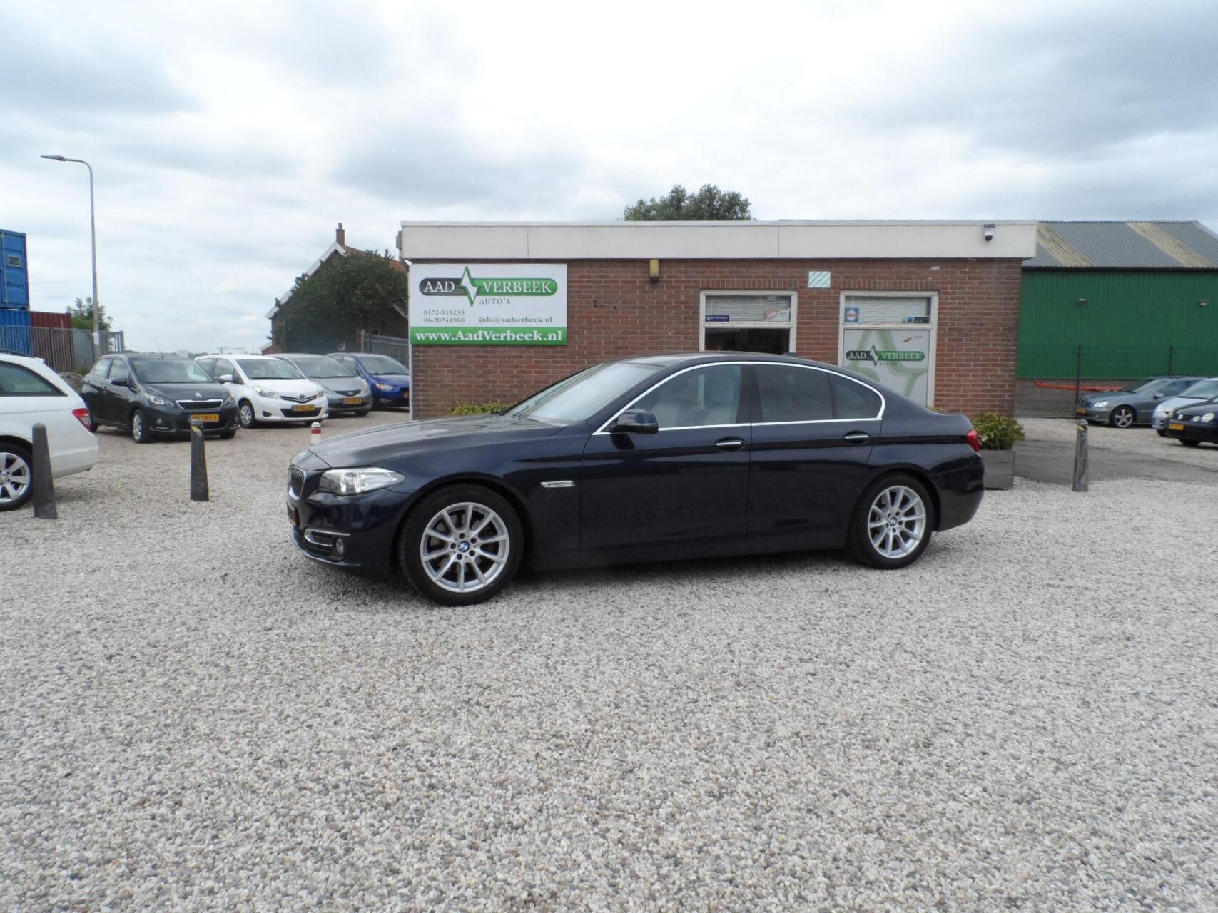 BMW 5-serie 520d Corporate Lease High Executive 2016 - voorkant