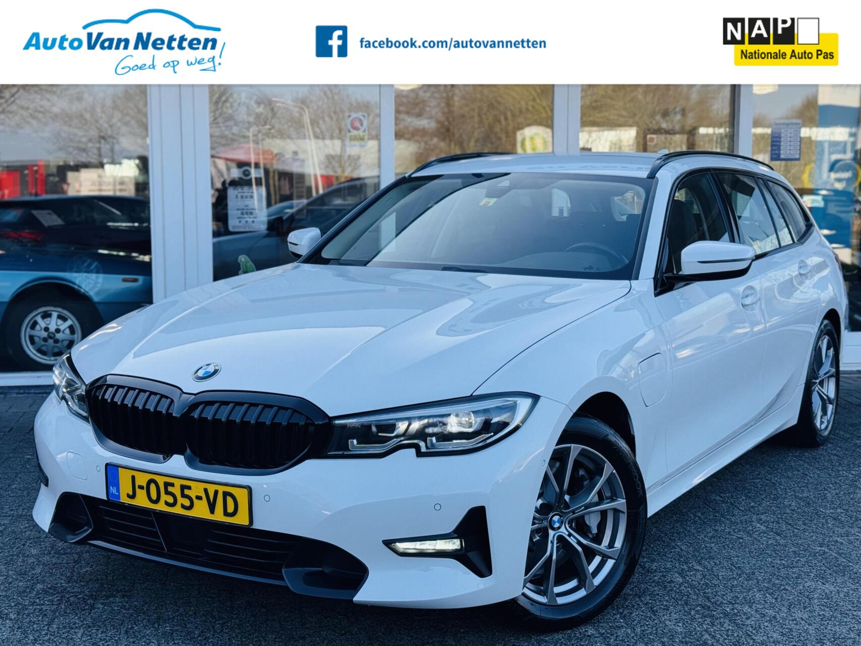 BMW 3-serie Touring 330e High Executive, M-Pakket,Leder,Sportstoelen,Gr.Navi,Led, 2020 - voorkant