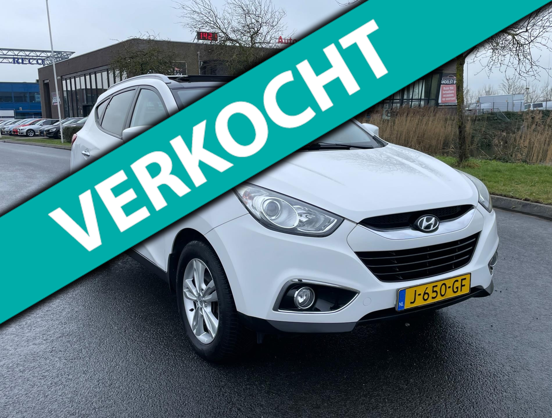 Hyundai Ix35 2.0i 4WD Style, Aut, Pano, Cam, Navi, Stoelverw, Leder, Climate/Cruise, Lmv, Pdc, Goed oh! 2012 - voorkant