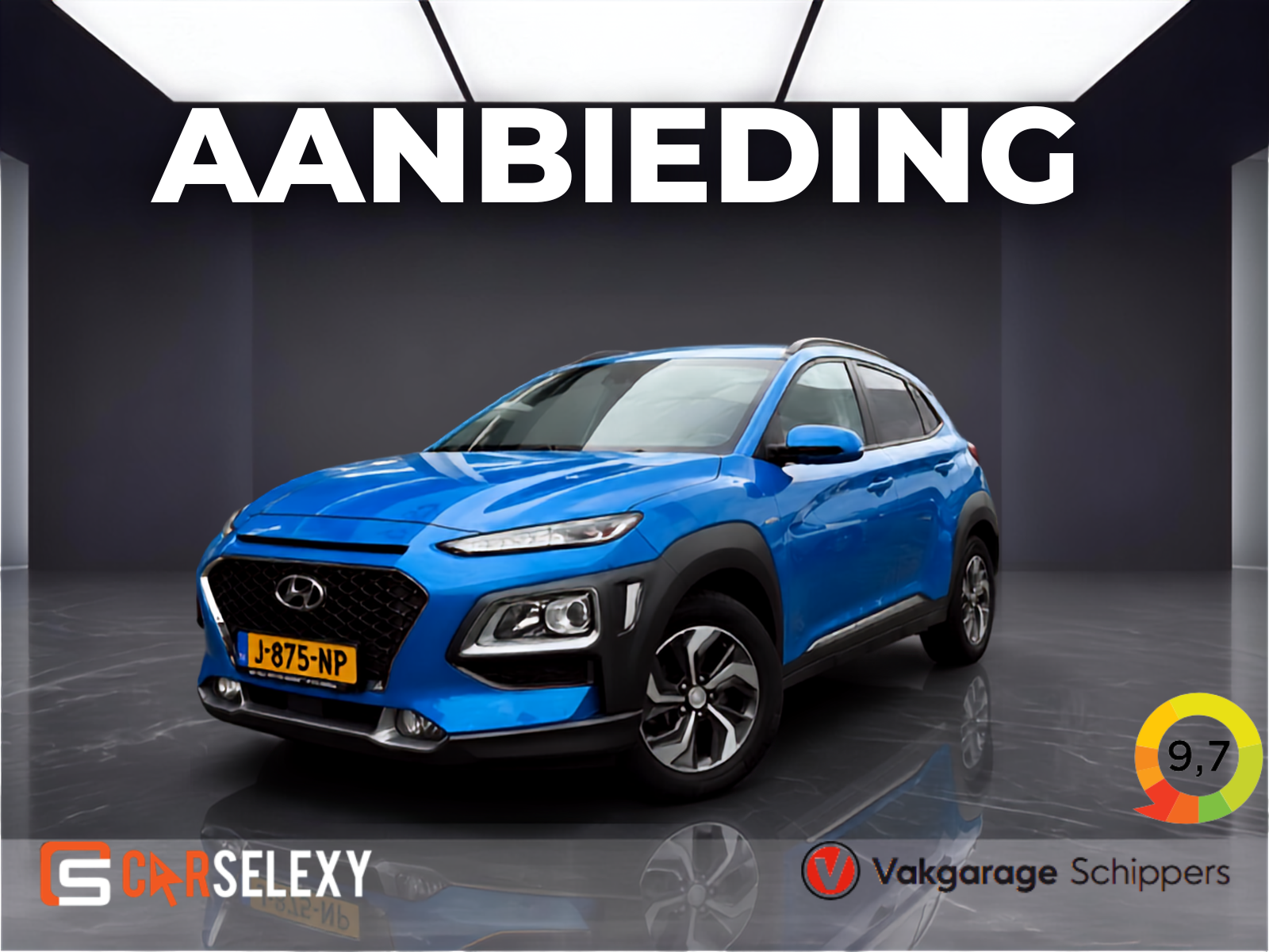 Hyundai Kona 1.6 GDI HEV Fashion 2020 - voorkant