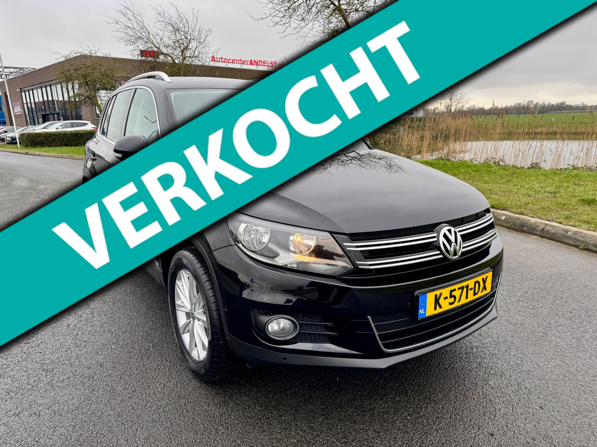 Volkswagen Tiguan 1.4 TSI Sport&Style, Trekhaak, Pdc, Cruise/Climate, Stoelverw, Lmv, Elektr ramen, Volledige oh beschikbaar! 2014 - voorkant