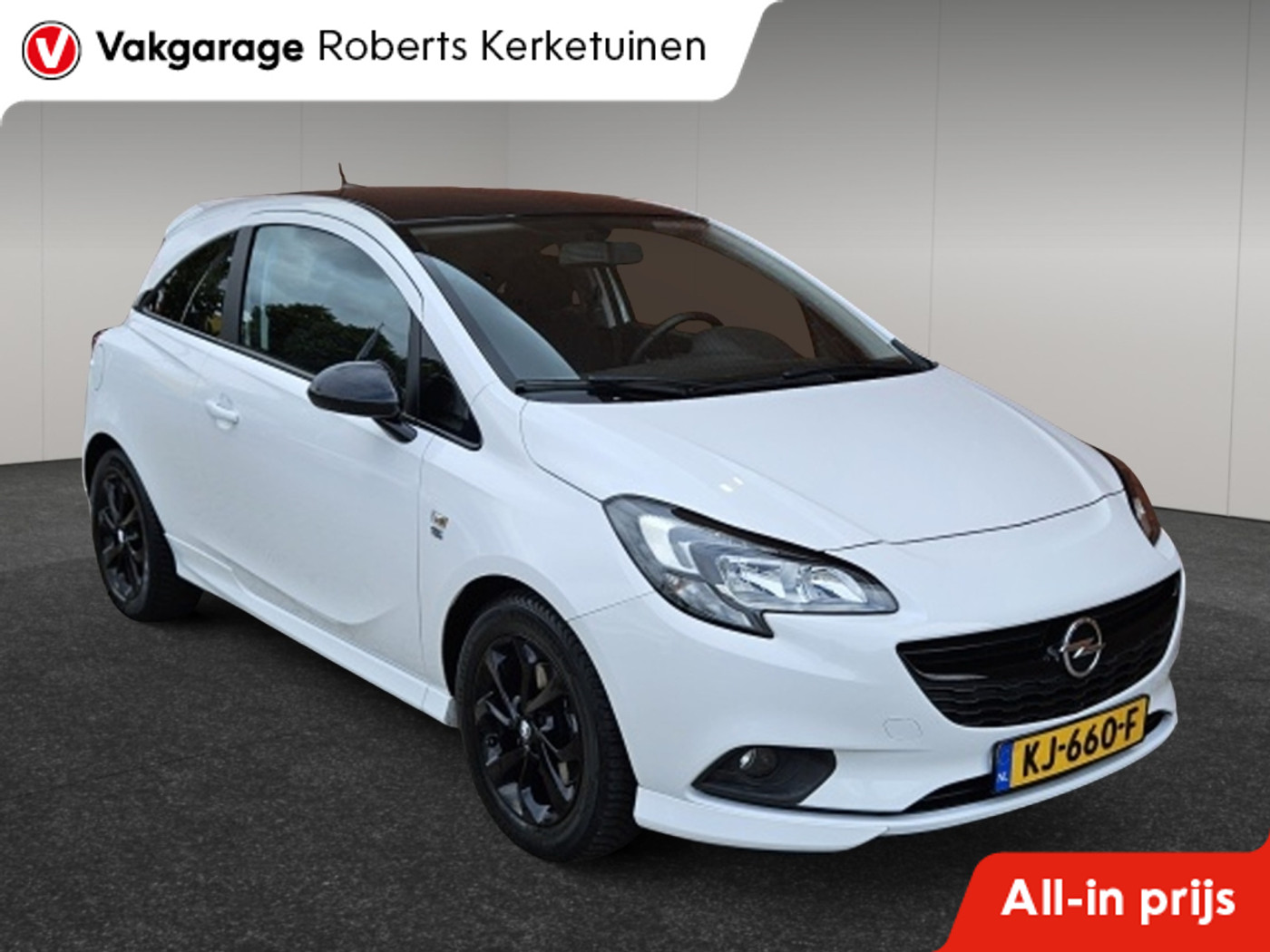 Opel Corsa-e 1.0 Turbo Color Edition OPC-line Carplay Airco Spoilerpakket 2016 - voorkant
