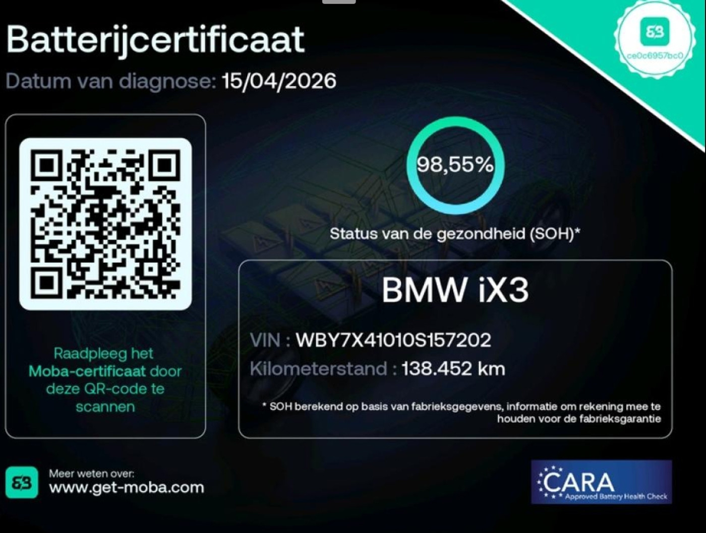 Foto van BMW Ix3