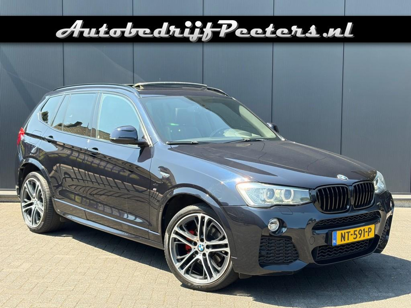 BMW X3 Xdrive20d xDrive20d M Sport Pano HUD Leder Xenon Camera Trekhaak 2016 - voorkant