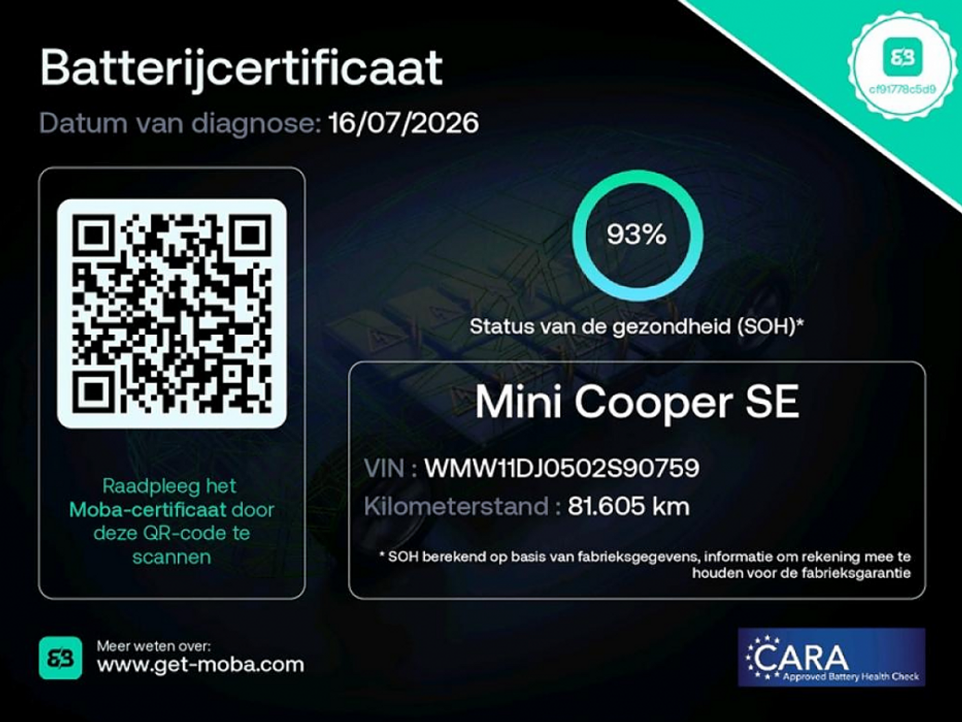 Foto van Mini Cooper Se
