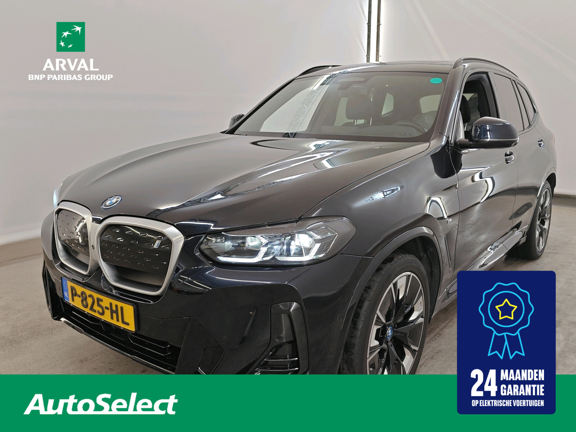BMW Ix3 High Executive 80 kWh 286pk | SOH 96% | Trekhaak | Leder | 20" Velgen | Shadow Line 2022 - voorkant