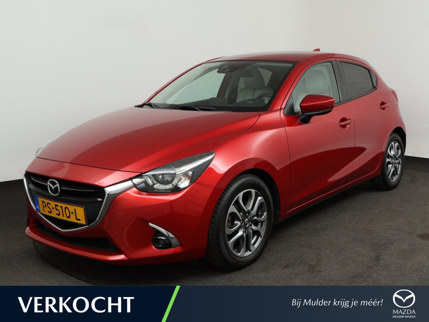 Mazda Mazda2 1.5 SkyL GT AUTOMAAT LEER NAVI KEYLESS 2017 - voorkant