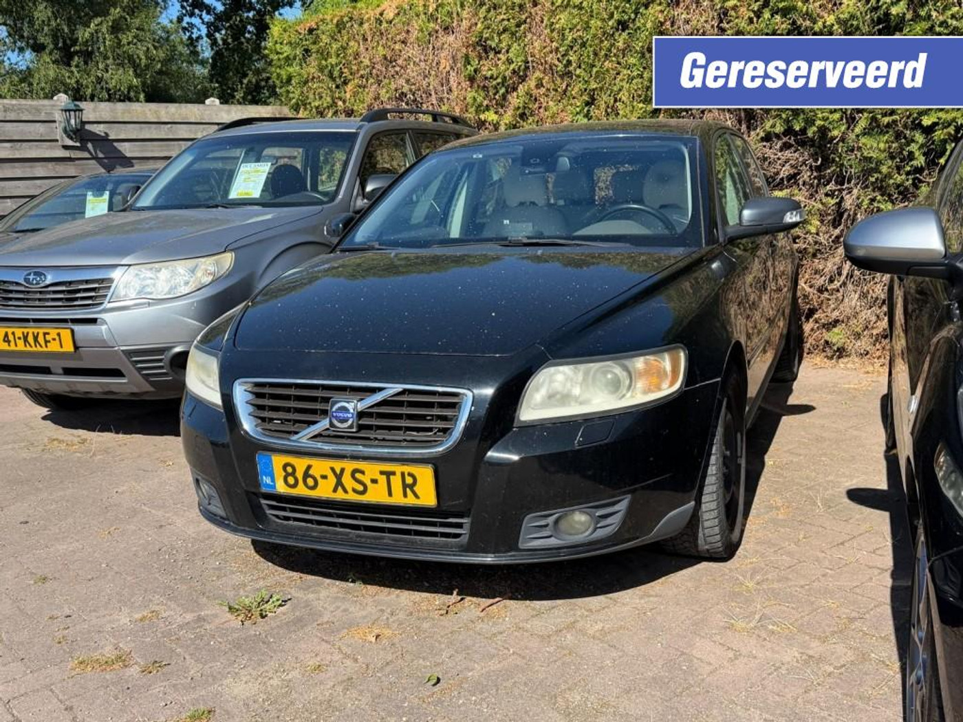 Volvo V50 2.4I Edition II ECC/RadioCD/TractionControl/LeerBekleding 2007 - voorkant