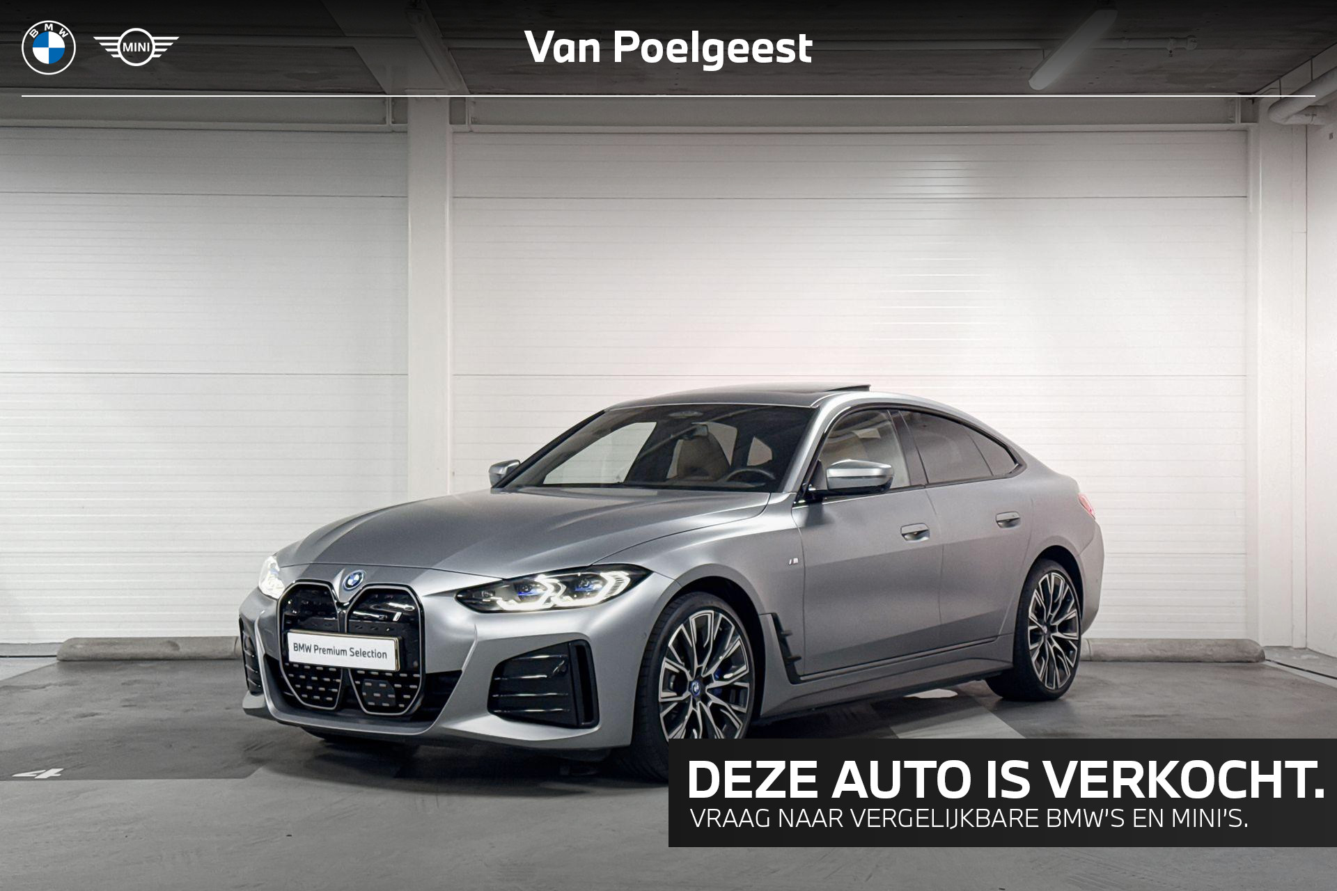 BMW I4 Edrive40 eDrive40 High Executive 84 kWh 2023 - voorkant