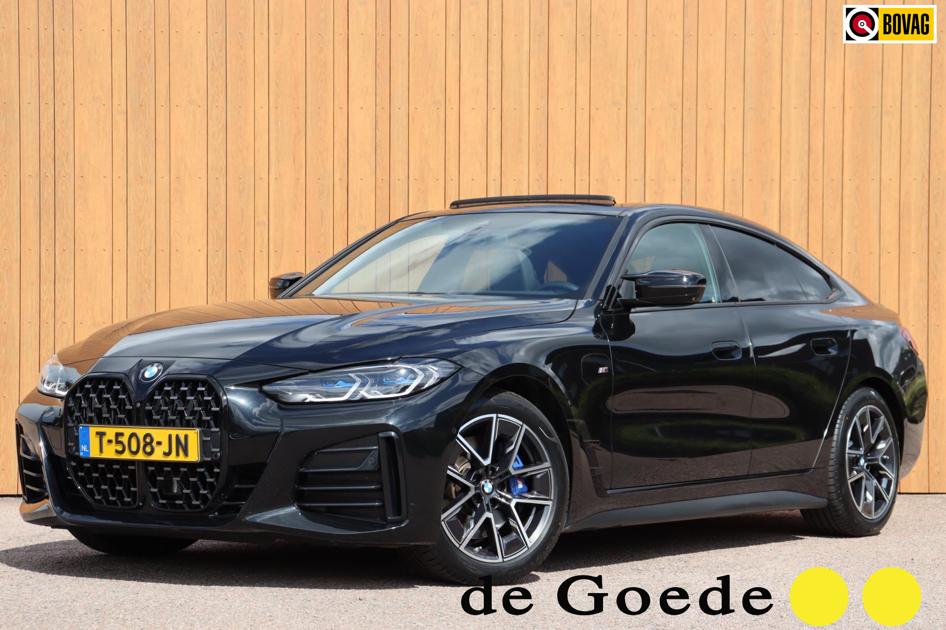 BMW 4-serie Gran Coupé M440i xDrive M-sport Bus. Ed. Plus org. NL schuifdak camera's 2023 - voorkant