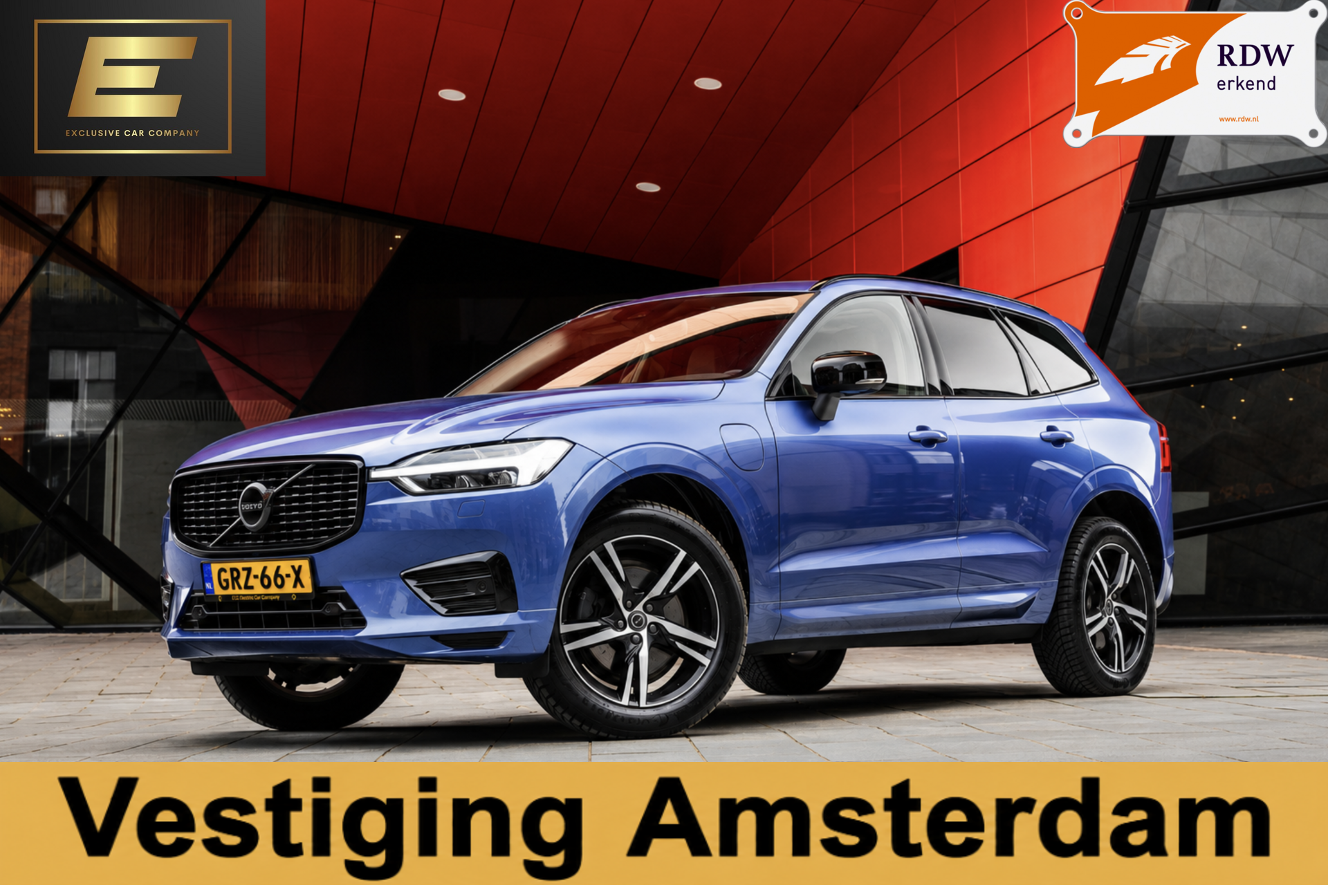 Volvo Xc60 2.0 Recharge T6 AWD R-Design | Panorama dak | Dechrome | PDC 2020 - voorkant