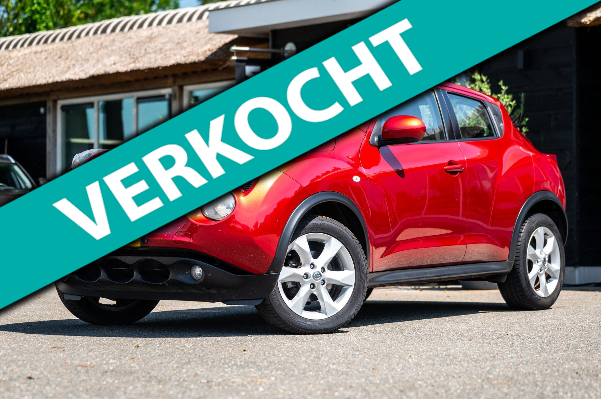 Nissan Nissan Juke 1.6 Acenta Trekhaak I Climate I Cruise I CarPlay I Android I NL Auto I NAP I 4 Seizoen banden 2011 - voorkant
