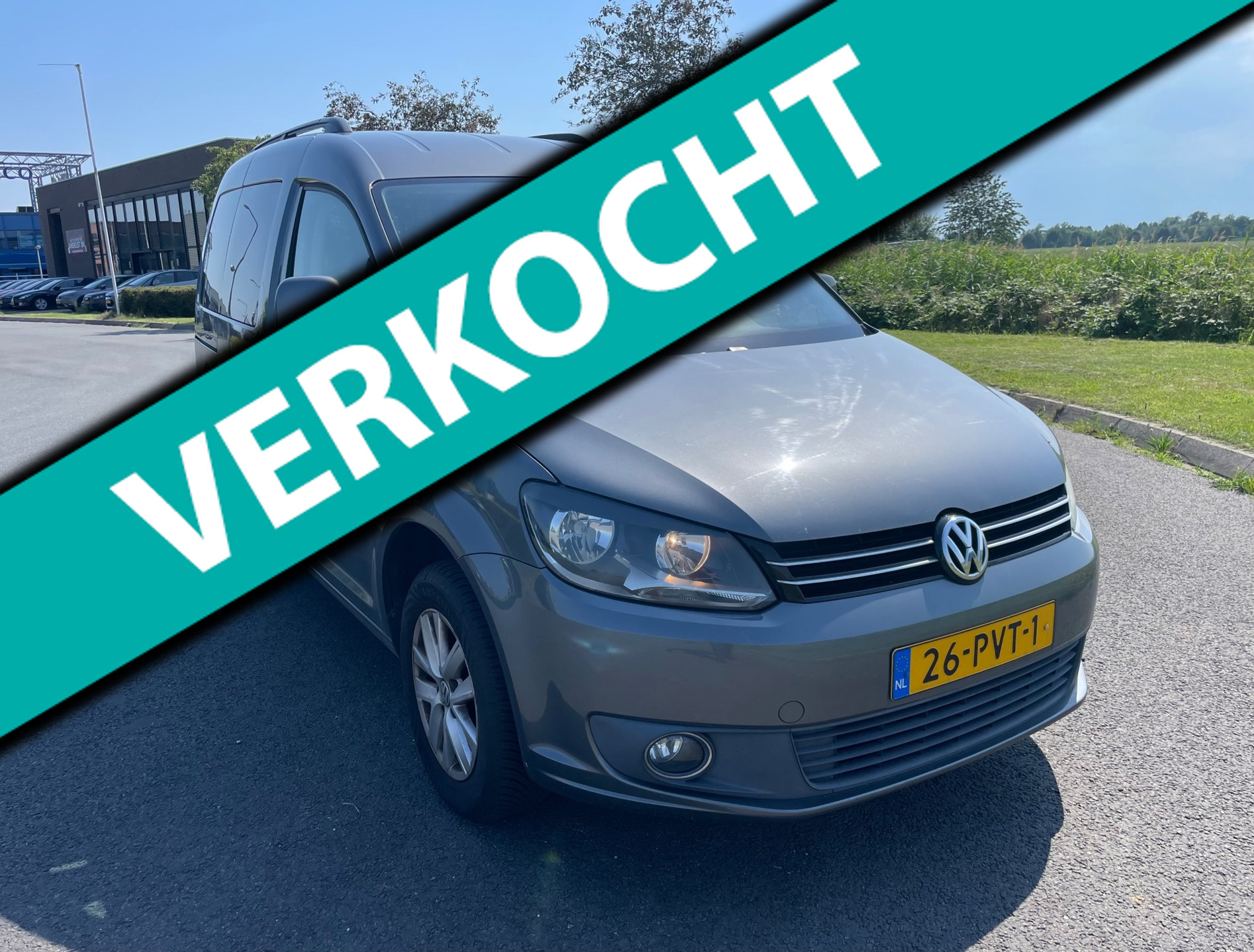 Volkswagen Caddy 1.2 TSI Comfortline, 5pers, Trekhaak, Cruise/Climate control, Radio CD speler, Elektr ramen, Geen import, Nap! 2011 - voorkant