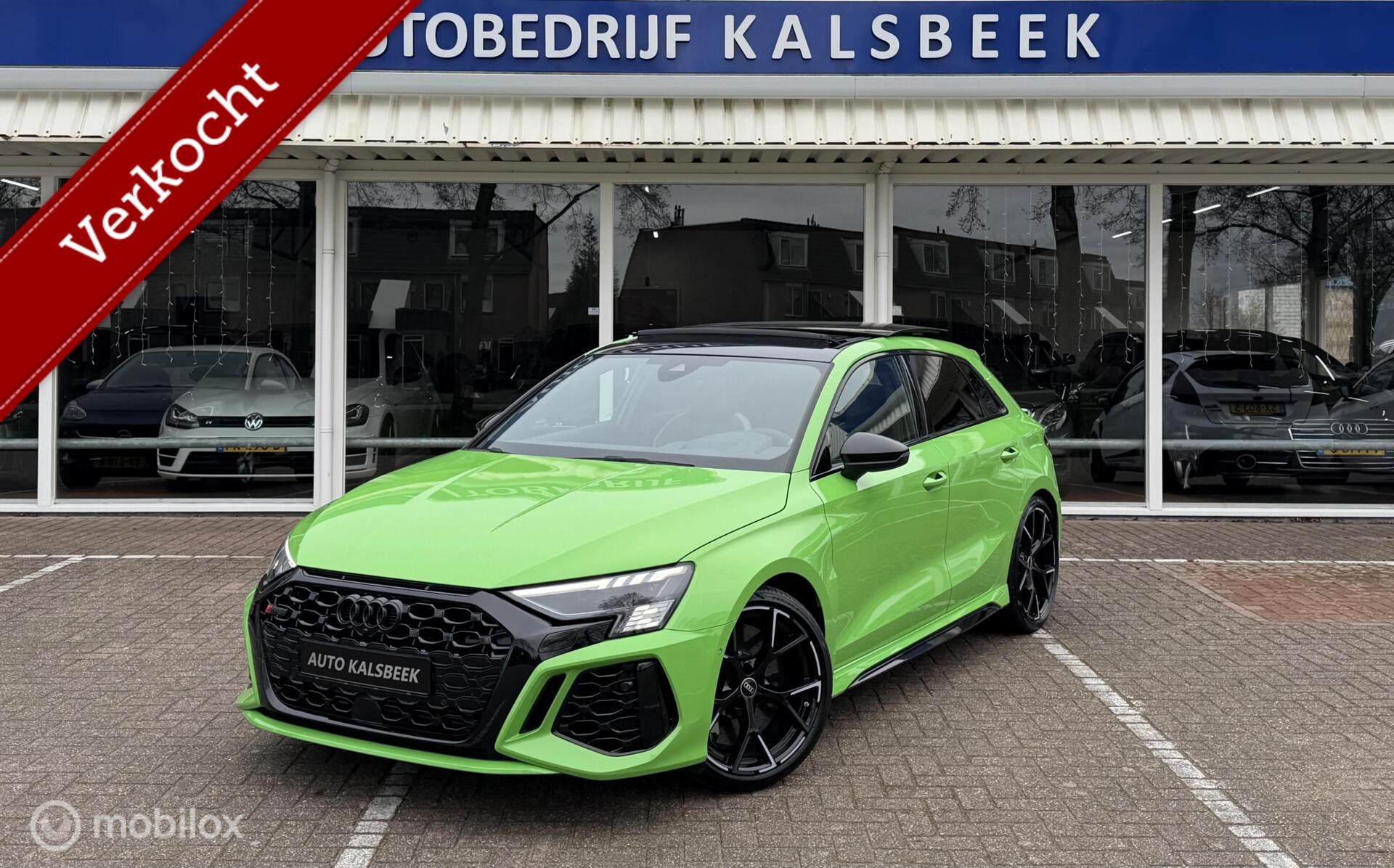 Audi RS 3 Sportback 2.5 TFSI RS 3 quattro|Hulk|Keramisch|Pano|35DKM| 2021 - voorkant