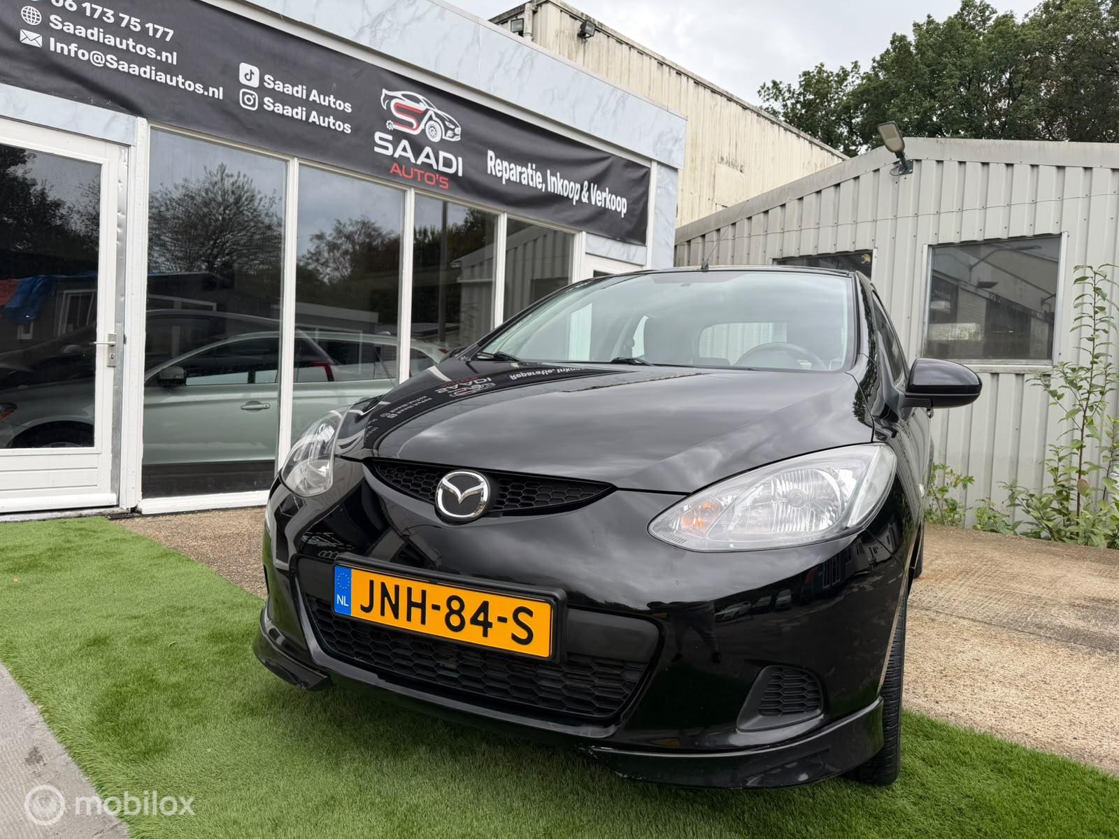 Mazda 2 1.3 Airco Elektrisch Pakket Velgen Bluetooth 2009 - voorkant