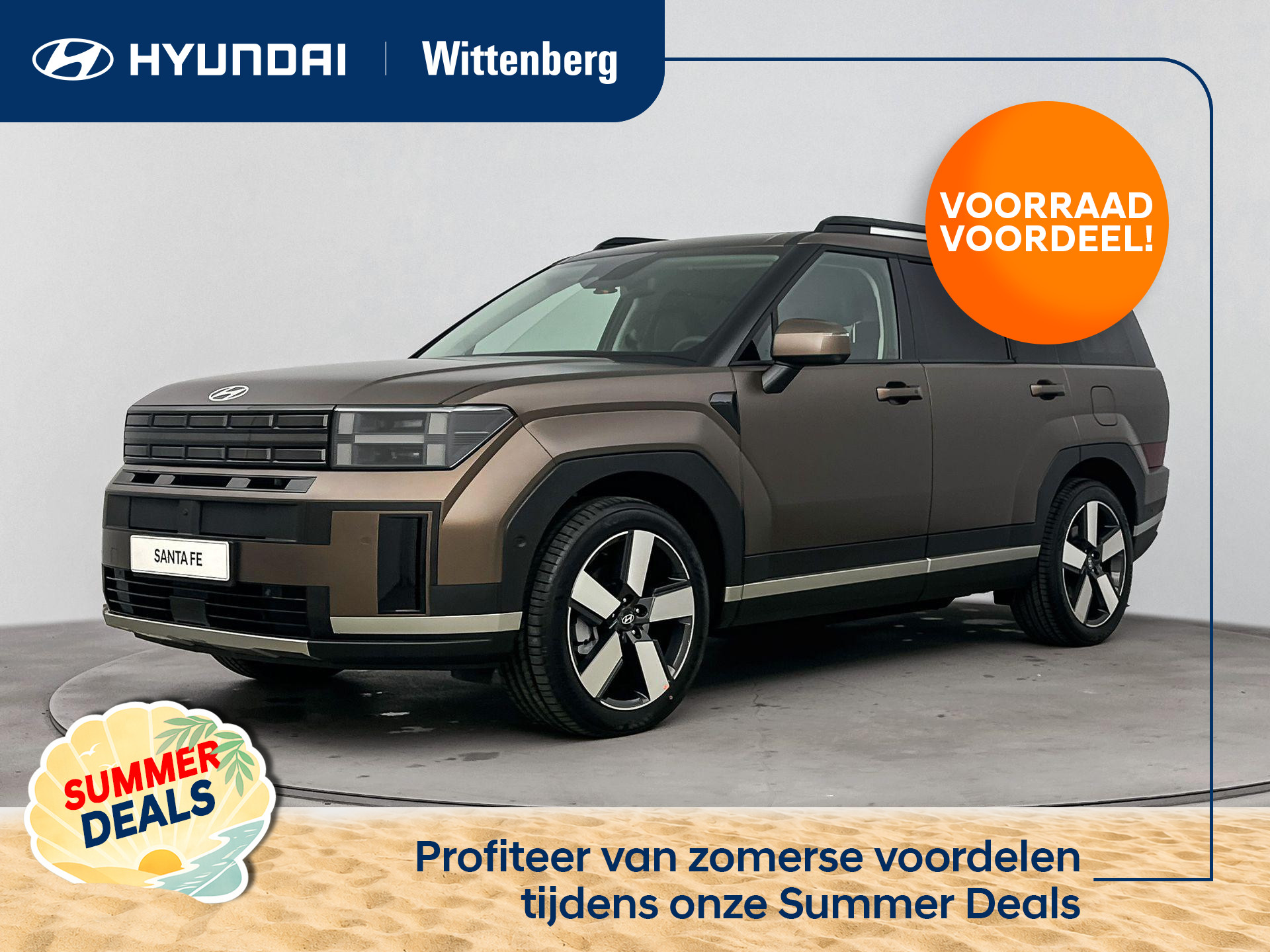 Hyundai Santa Fe 1.6 T-GDI HEV Premium Sky 7p. 2026 - voorkant