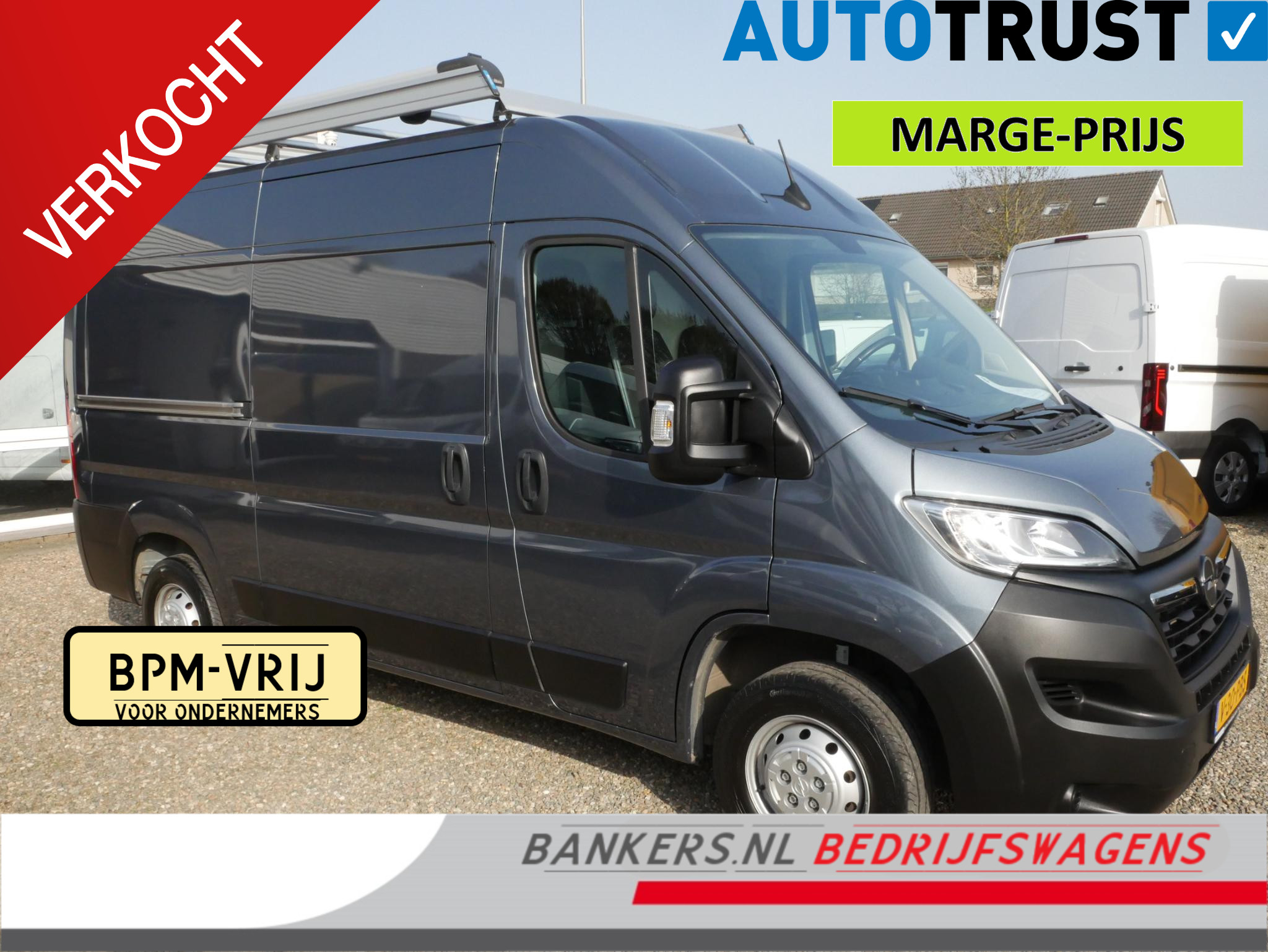 Opel Movano 2.2D 140PK, L2H2, 3.5t, Airco 2023 - voorkant