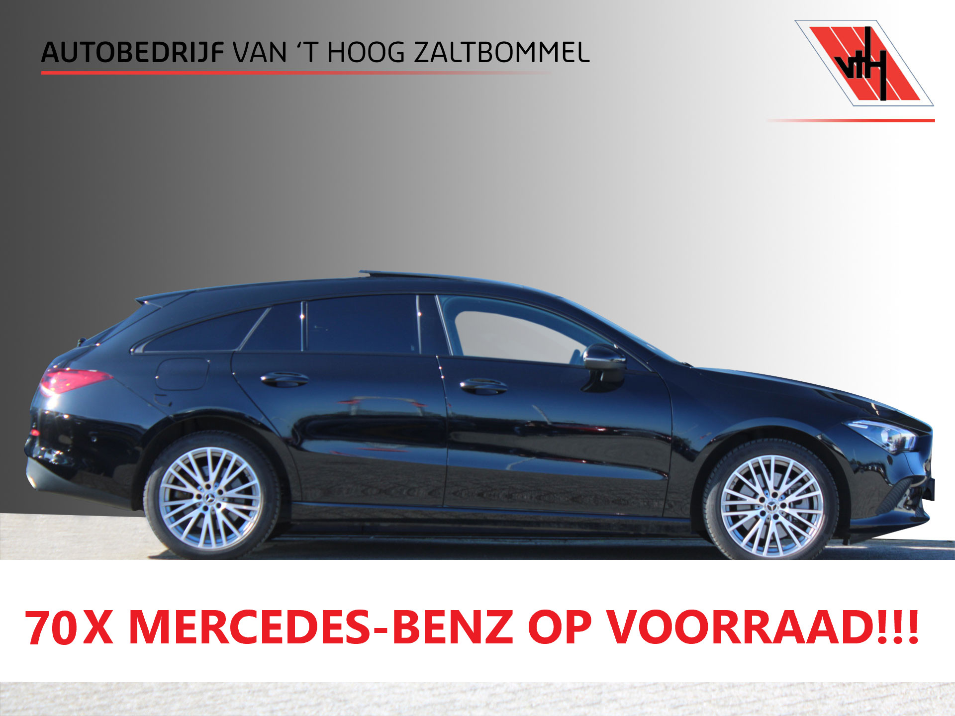 Mercedes-Benz Cla 250 E 250e AUT8 Luxury Line PANORAMADAK LEDER NIGHT PAKKET SFEER 18'' 2022 - voorkant