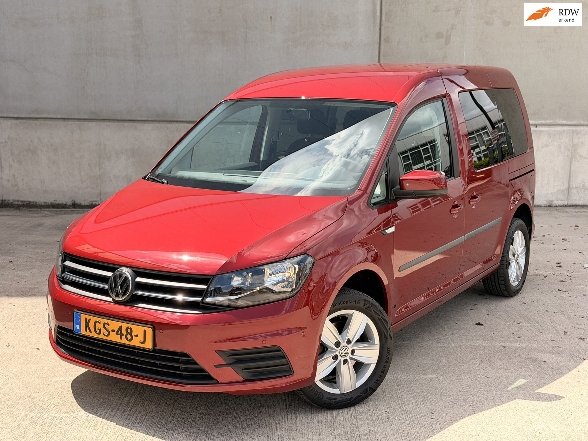 Volkswagen Caddy 1.2 TSI Carplay Trekh Airco Cruise Stoelverwarming 2016 - voorkant