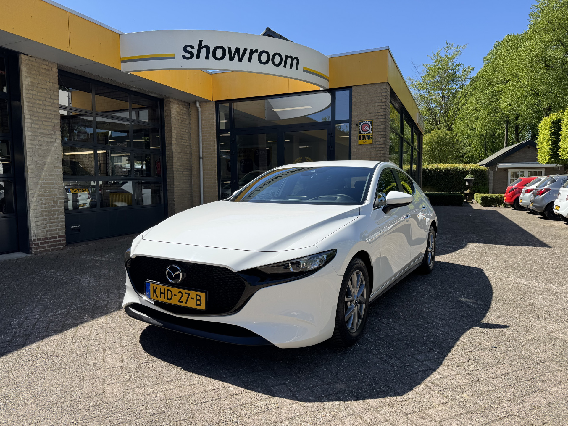 Mazda 3 2.0 e-SkyActiv-G M Hybrid 122 Navi HeadUp Carplay 2019 - voorkant