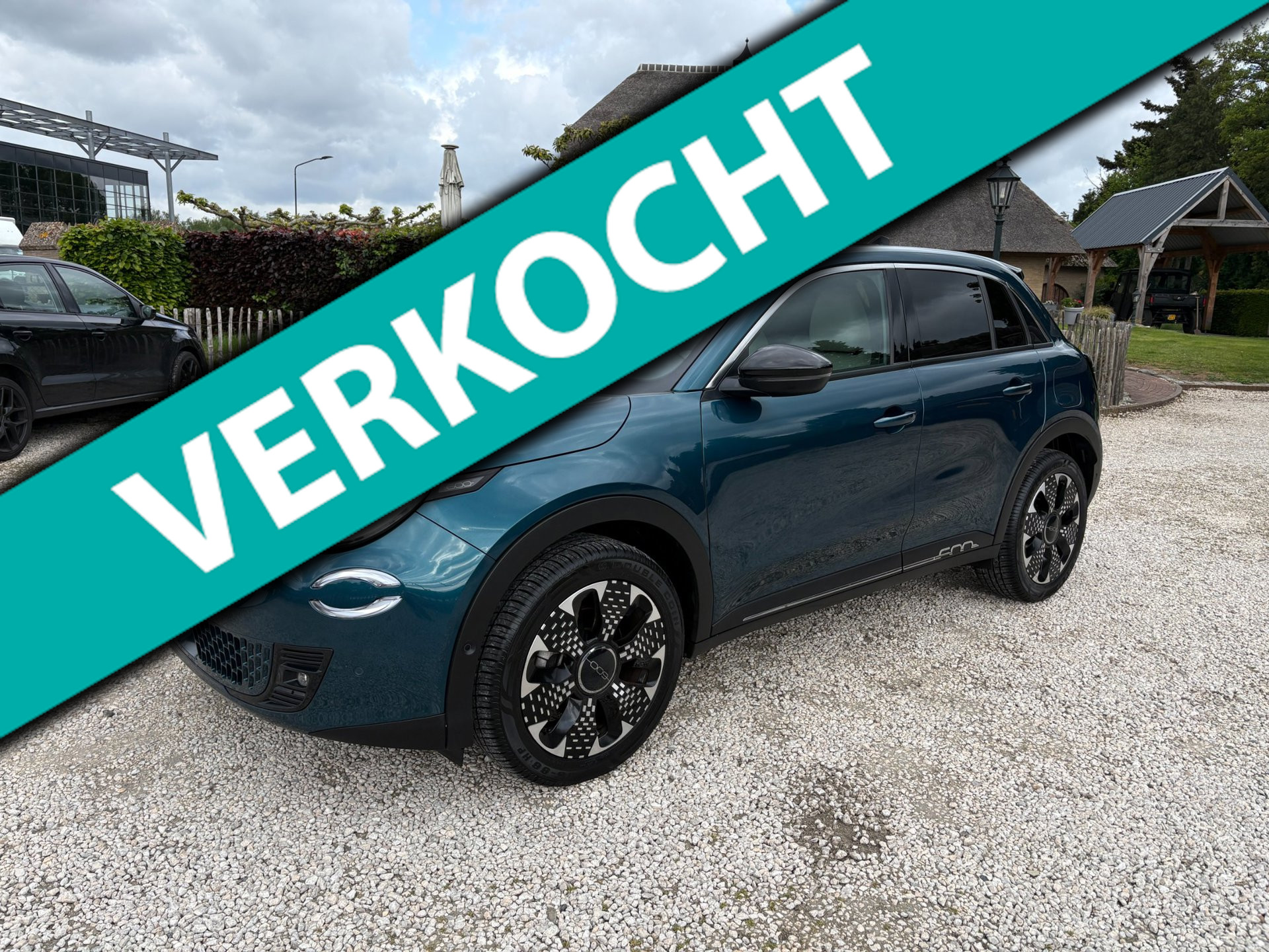 Fiat 600 1.2 Hybrid La Prima ACC, Stoelverw. Leder, LED, Ambiente 2024 - voorkant