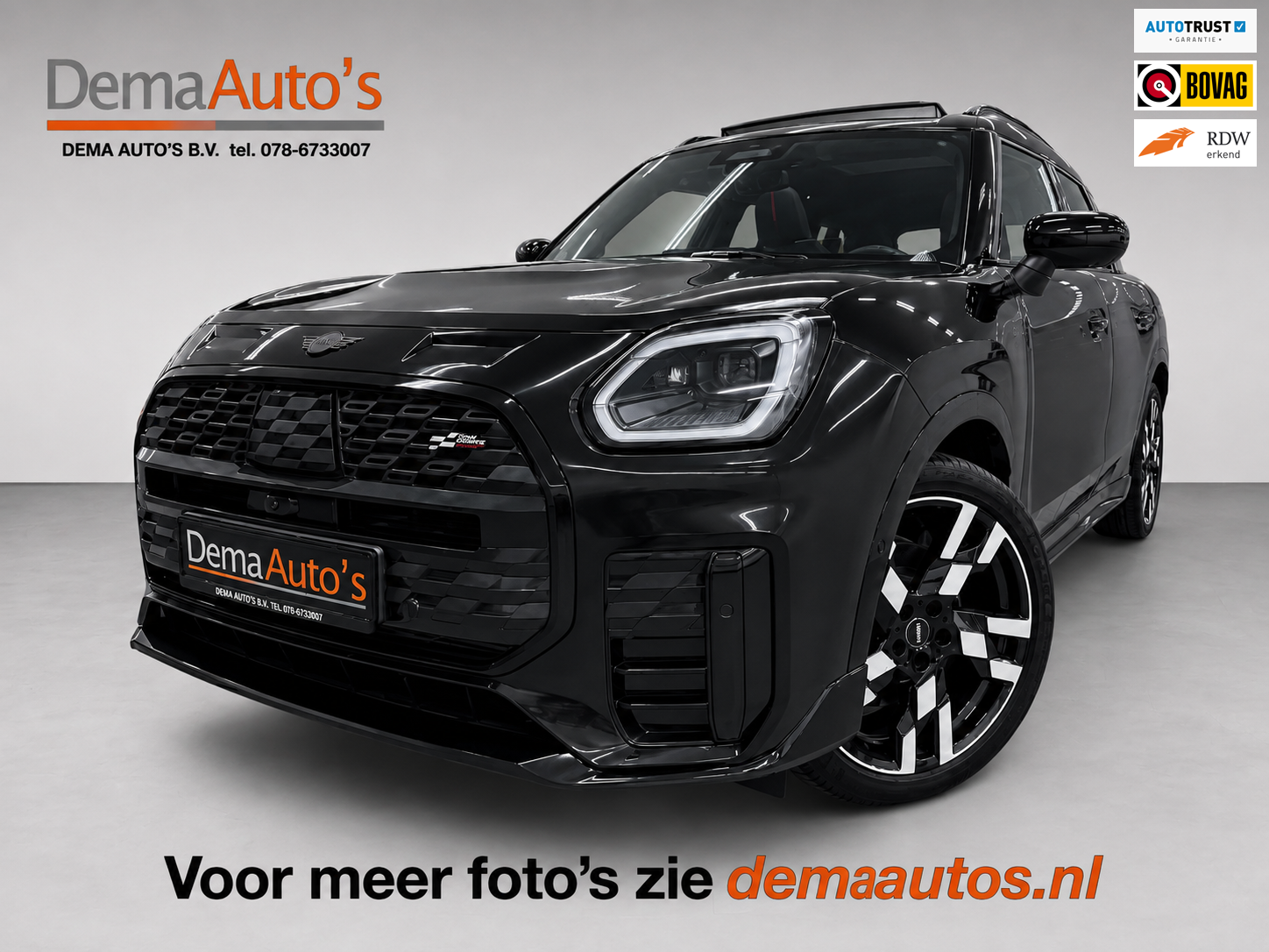 Mini Countryman 1.5 C John Cooper Works XL NW-PRIJS 67DEURO/MASSAGE+M-STOELEN/PANO/LEDER/H-UP/SFEERVERL/360CAM/H-KARDON/// 2025 - voorkant