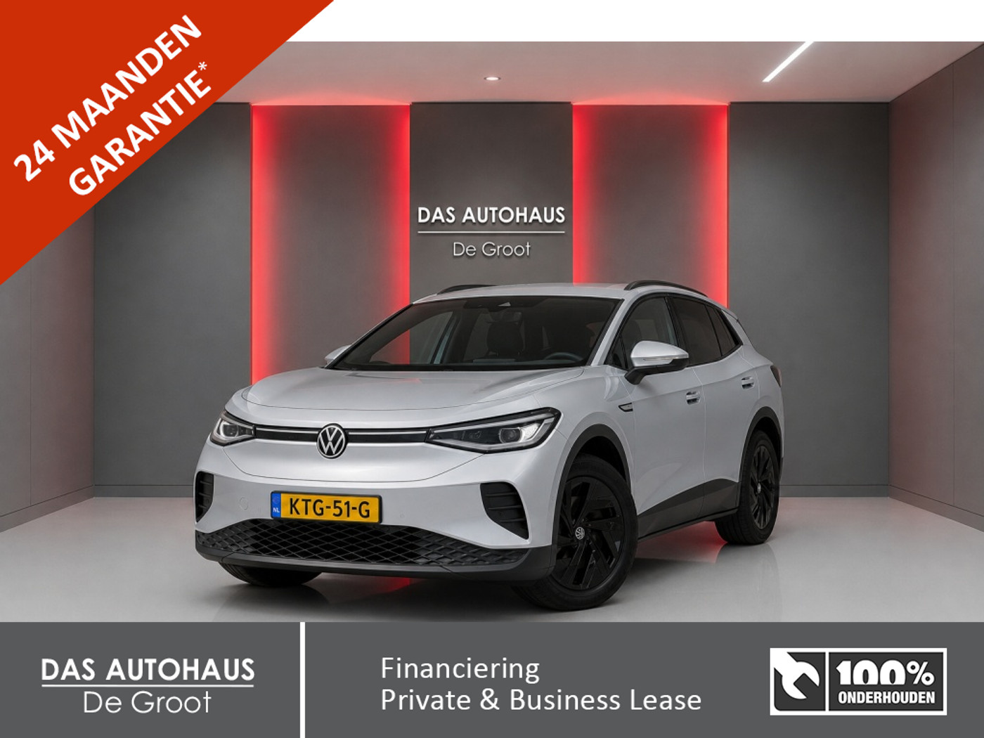 Volkswagen Id.4 Pro Performance 204pk | 77kWh | 93% | ACC | Elek Sportstoelen 2022 - voorkant