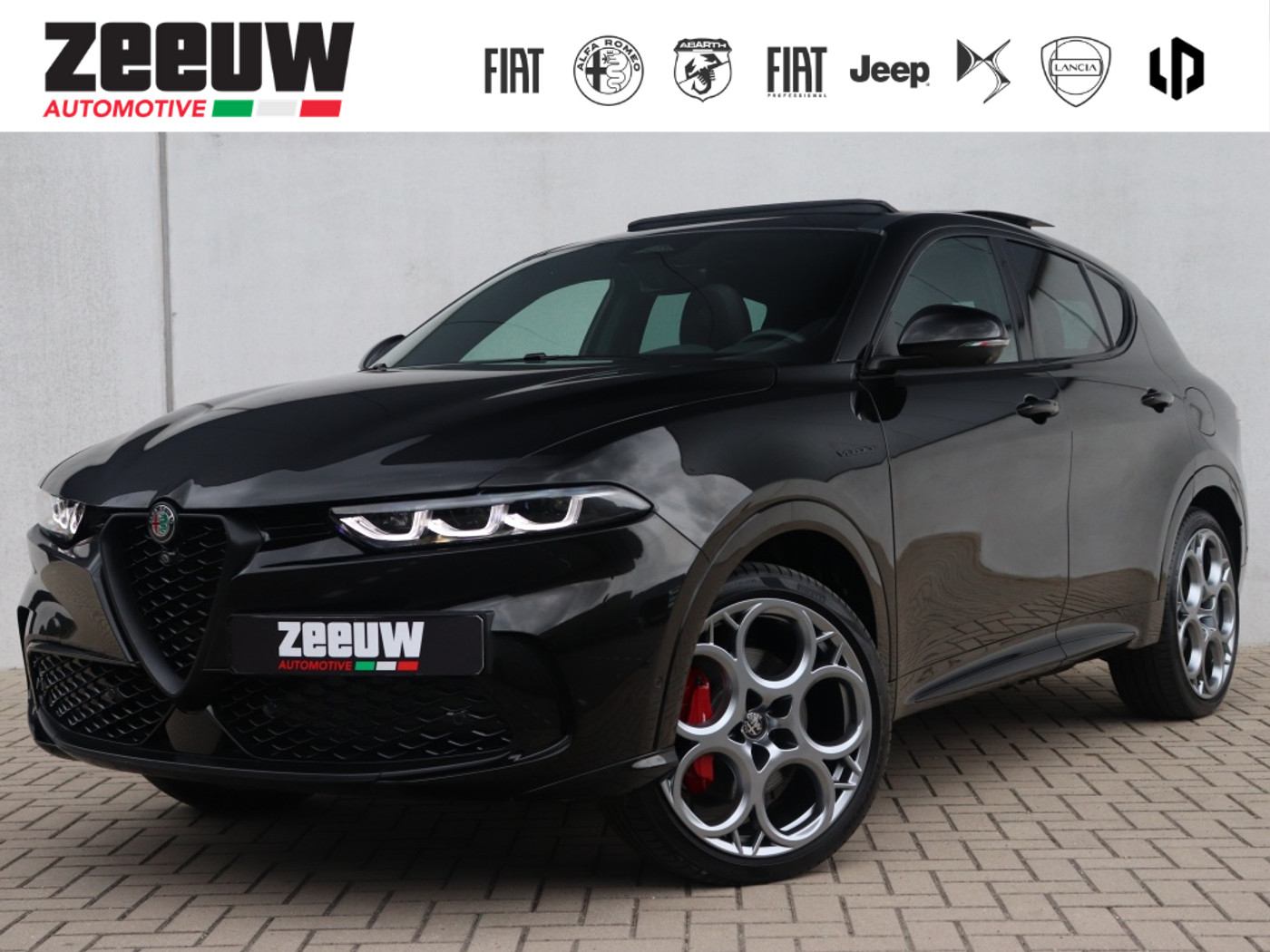 Alfa Romeo Tonale 1.3T PHEV 280 PK Veloce | Schuifdak | Harman | Leder | 20" 2024 - voorkant