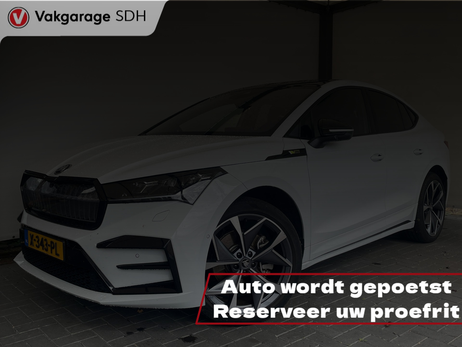 Skoda Enyaq RS 80 RS|Trekhaak|Full Option|Audio pakket|NAP 2024 - voorkant