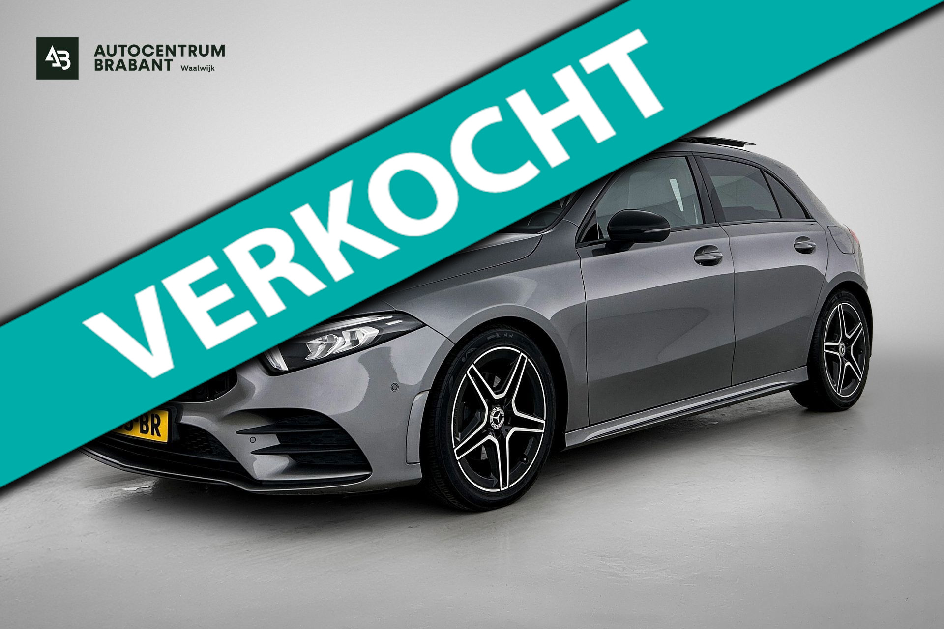 Mercedes-Benz A 200 200 Business Solution AMG(Goed ondH, Panorama, Sfeerverlichting, Lane Assist,Navi, Camera, StoelV, Etc) 2018 - voorkant