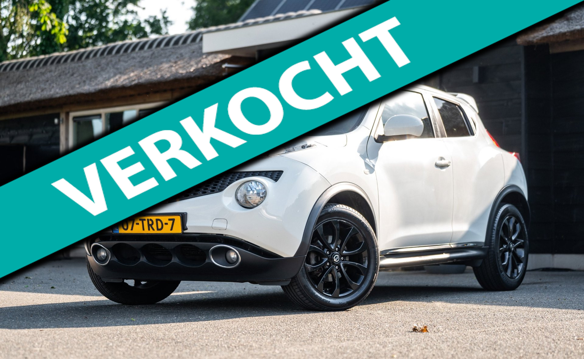 Nissan Nissan Juke 1.6 Tekna Leder I Camera I Climate I Cruise I Stoelverwarming I Navigatie I USB I Bluetooth I NL Auto I NAP 2012 - voorkant