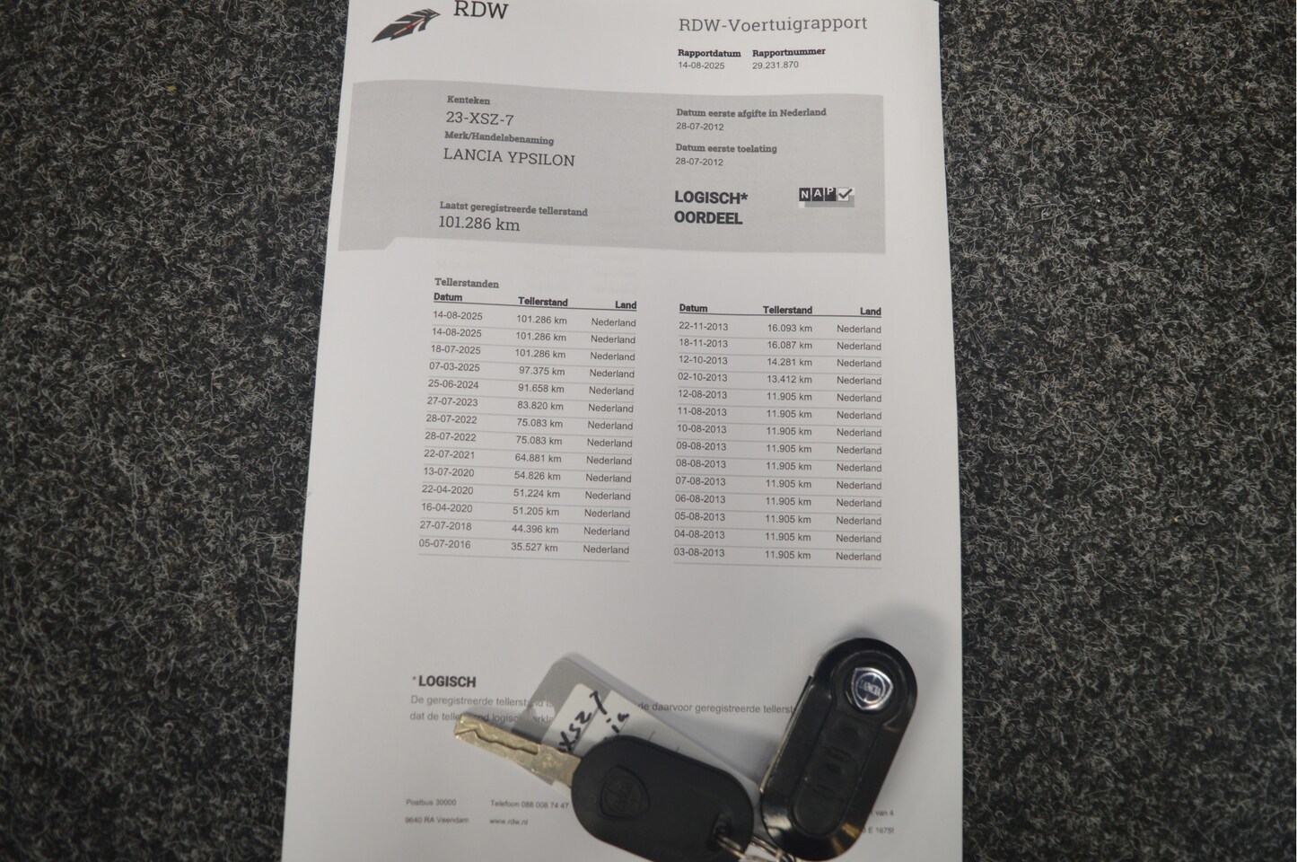 Foto van Lancia Ypsilon