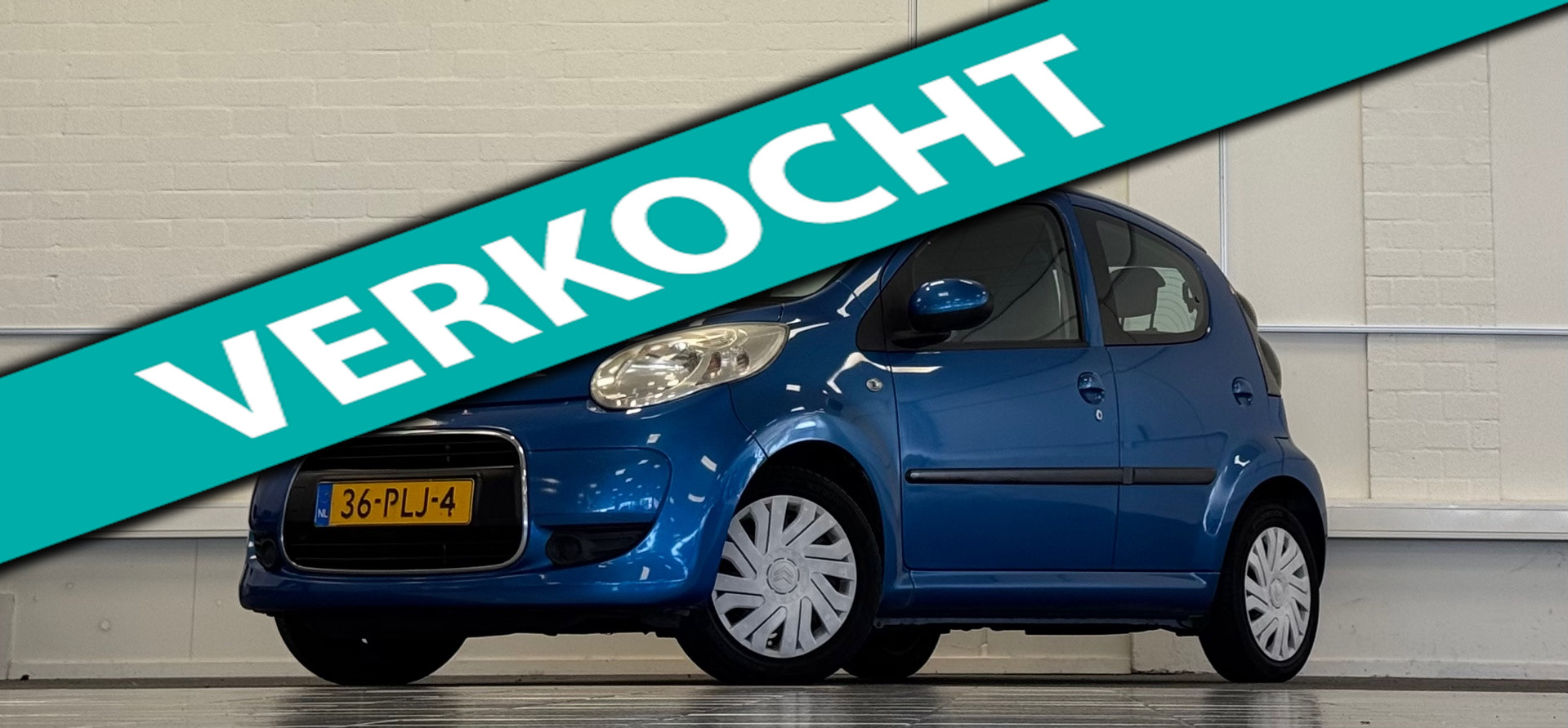 Citroen Citroen C1 1.0i 12V Ambiance Automaat Airco 5-drs Garantie 2011 - voorkant