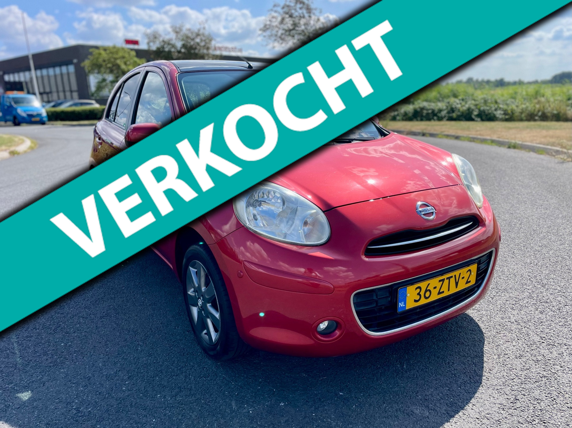 Nissan Nissan Micra 1.2 DIG-S ELLE, Aut, Pano, Carplay, Pdc, Cruise/Climate control, Keyless,  Geen import, Nap, Volledig oh, Unieke km! 2013 - voorkant