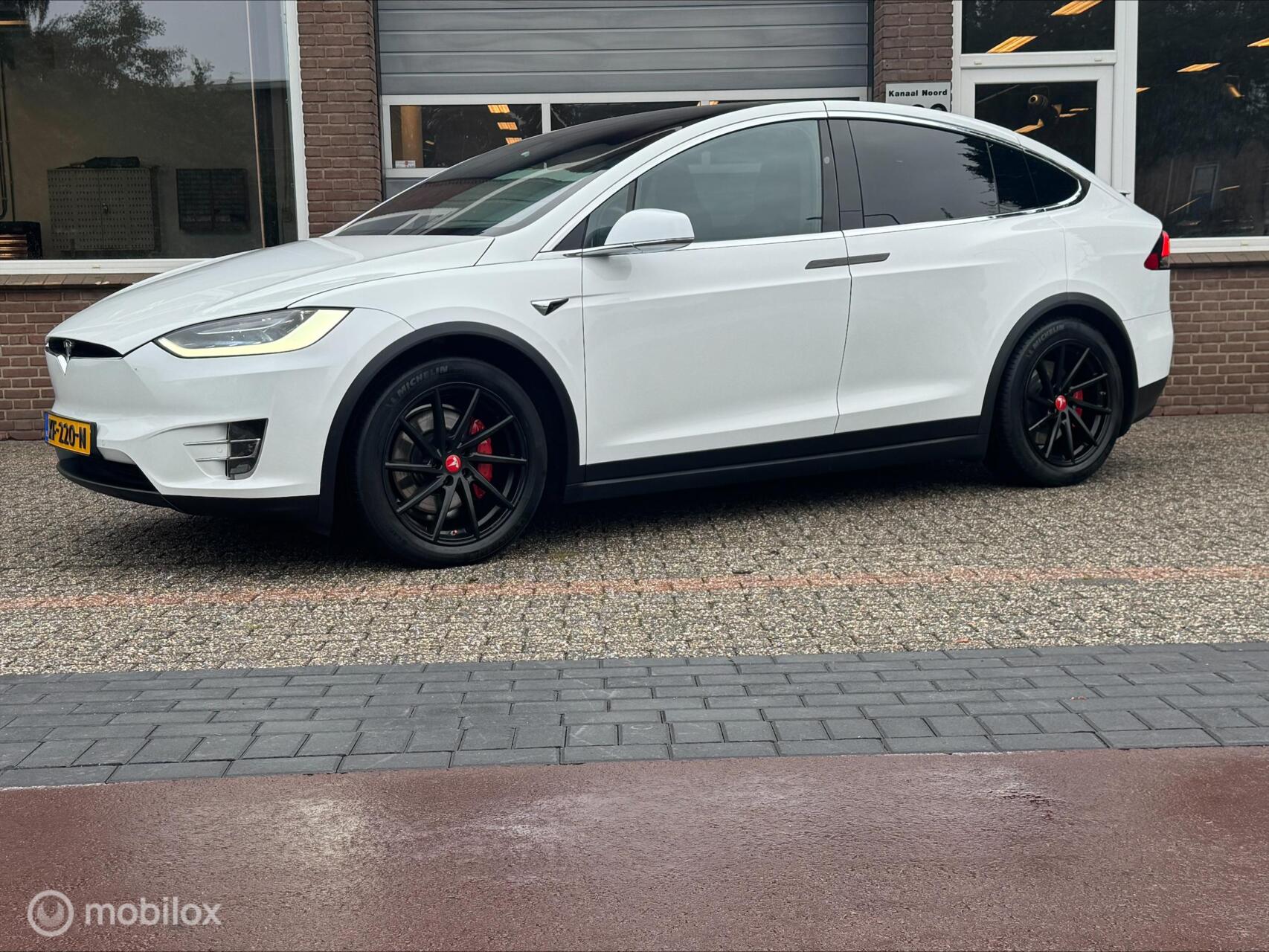 Tesla Model X 100D AUT LEDER/AIRCO/LED/STOEL.VW 2018 - voorkant