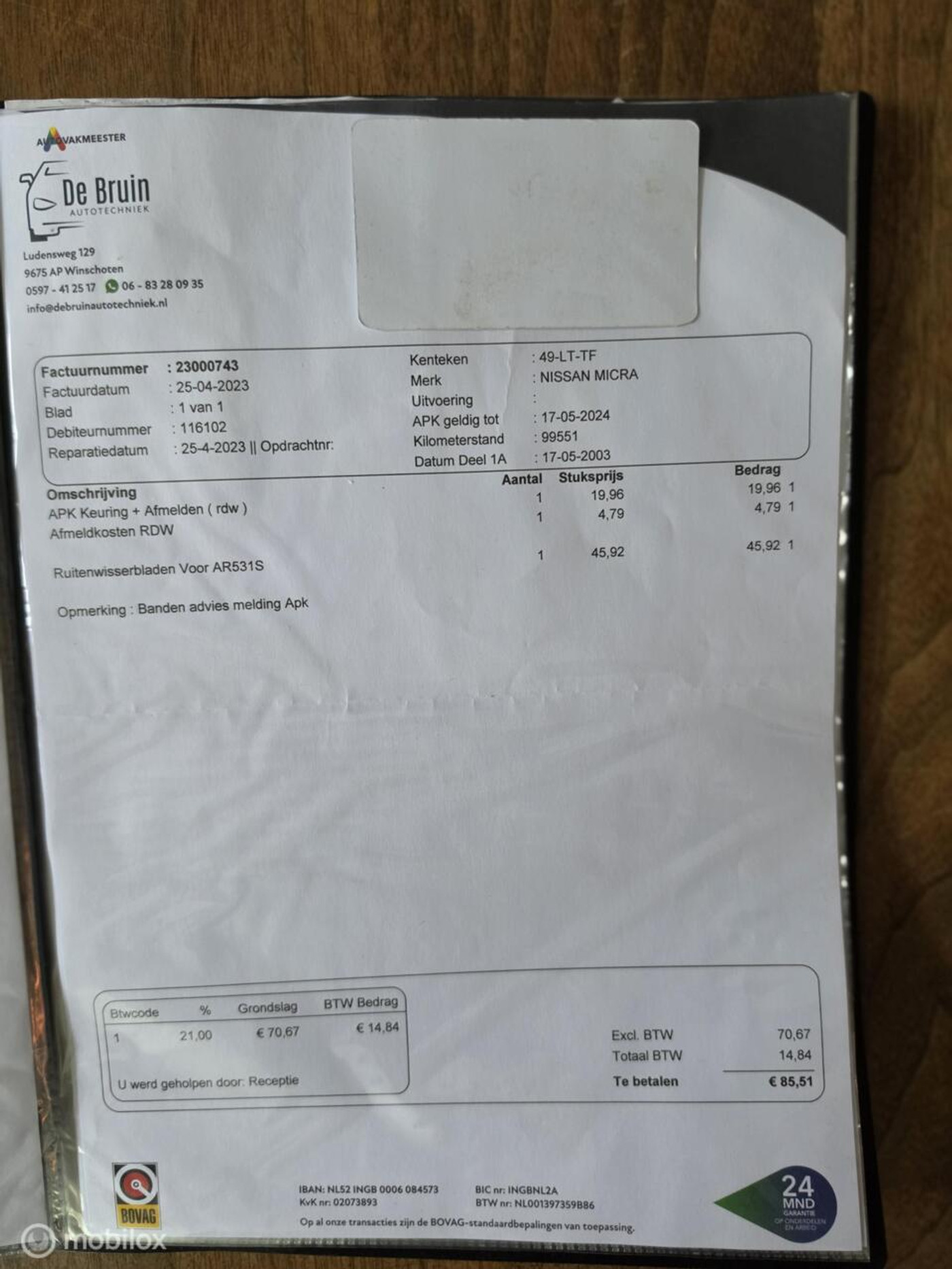Foto van Nissan Nissan Micra