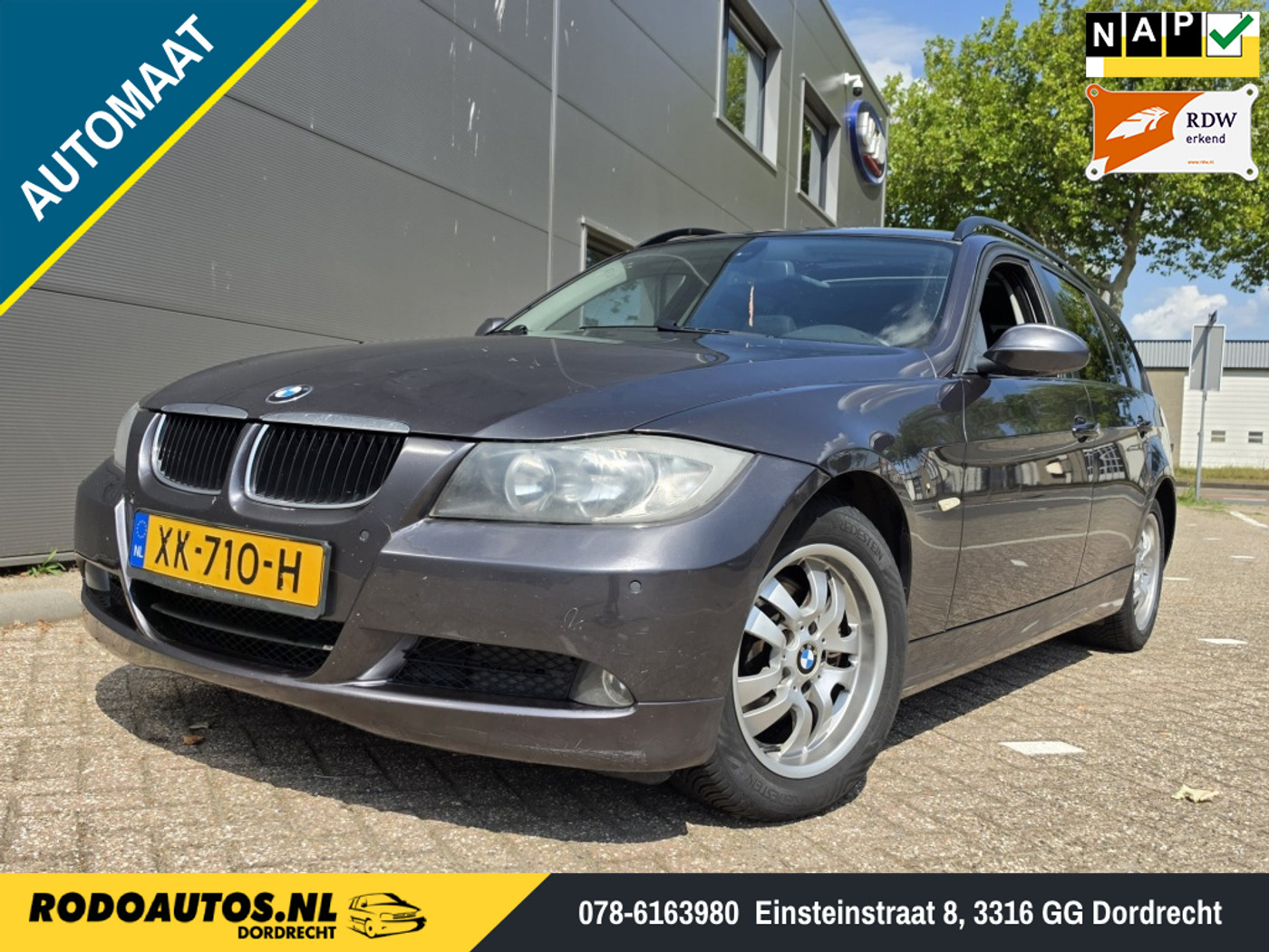 BMW 3er Reihe 320i Business Line Automaat Navi/Pano ✅ 2007 - voorkant