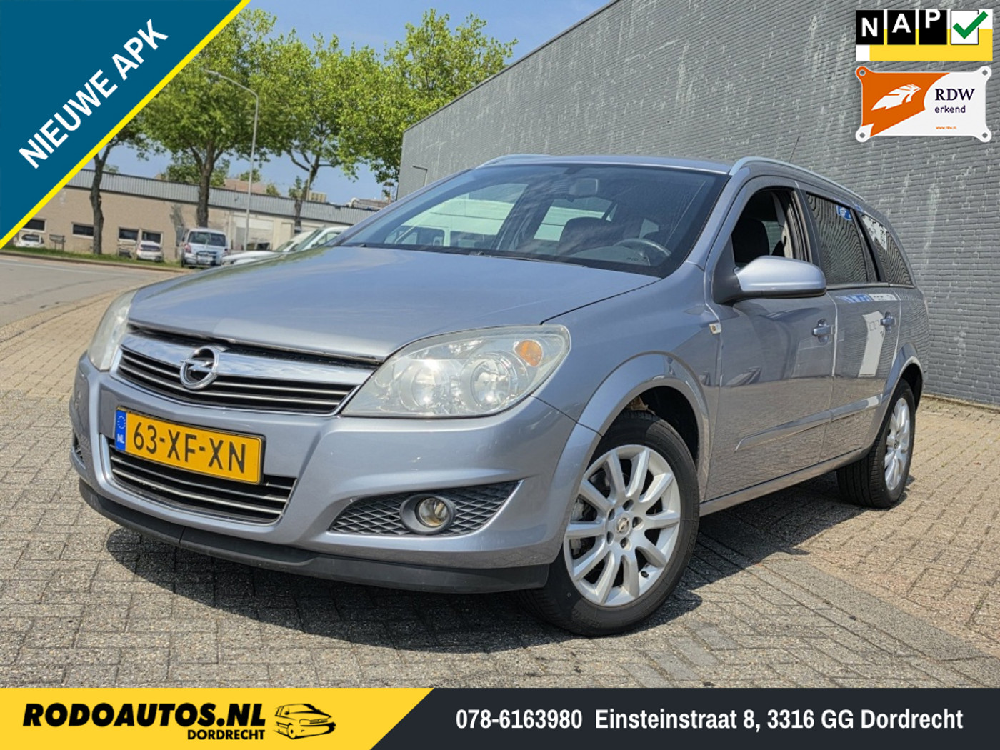 Opel Astra Station Wagon 1.4 Temptation Airco/Cruise Nw Koppeling✅ 2007 - voorkant