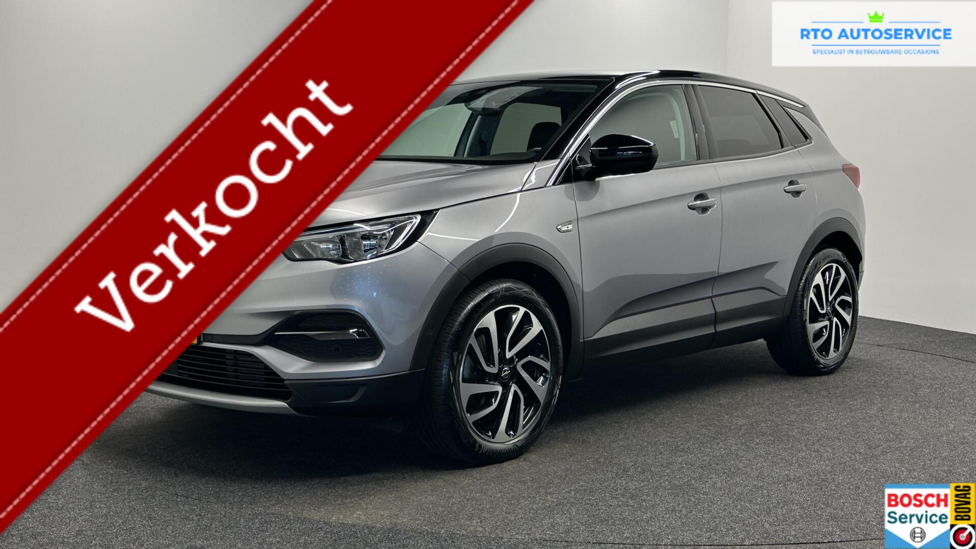 Opel Grandland X 1.2 Turbo Business Edition TREKHAAK LEER CARPLAY CAMERA ECC LM NAVIGATIE. 2019 - voorkant