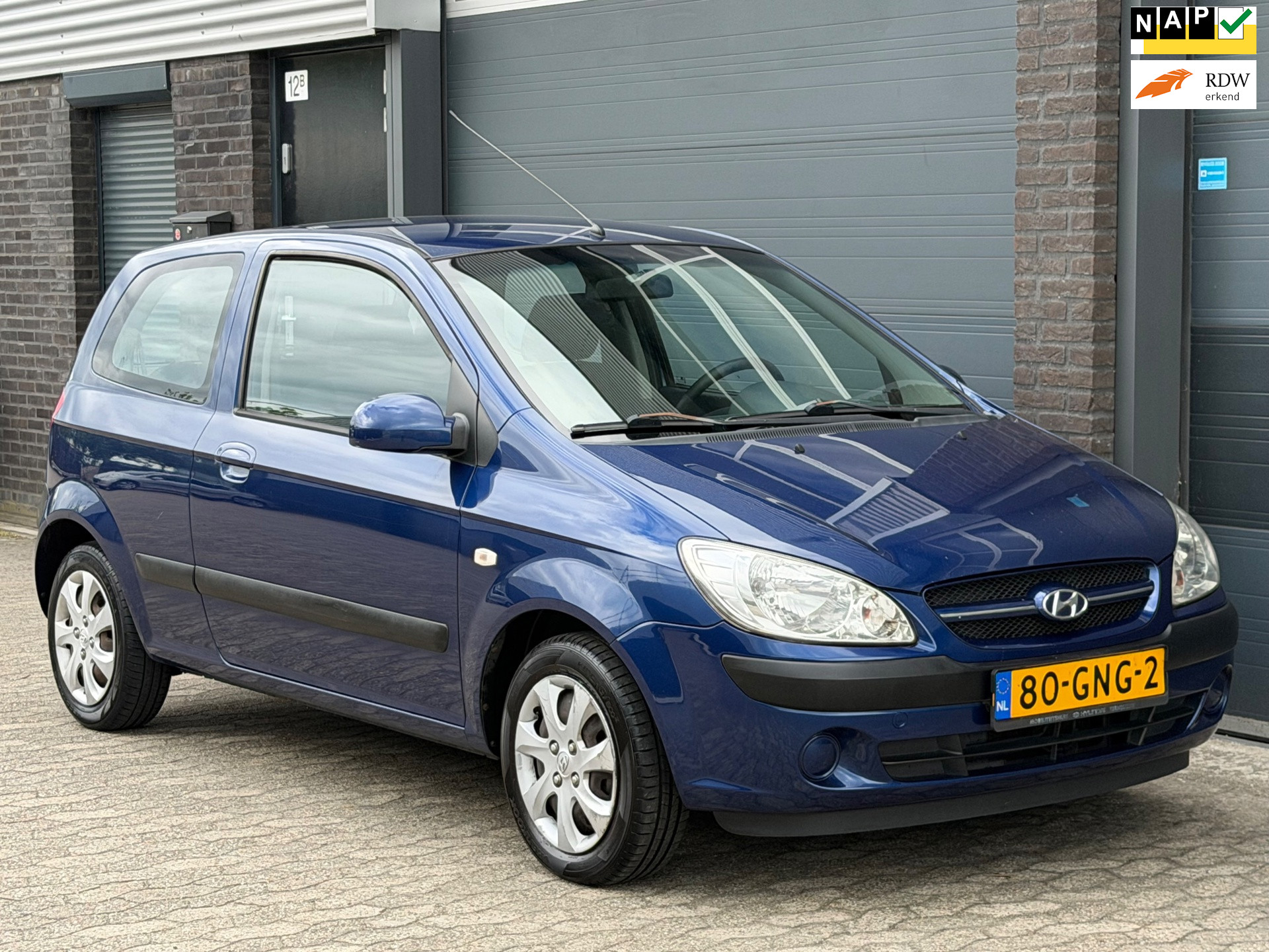 Hyundai Getz 1.1i Active Young APK 3drs in zeer goede staat 2008 - voorkant